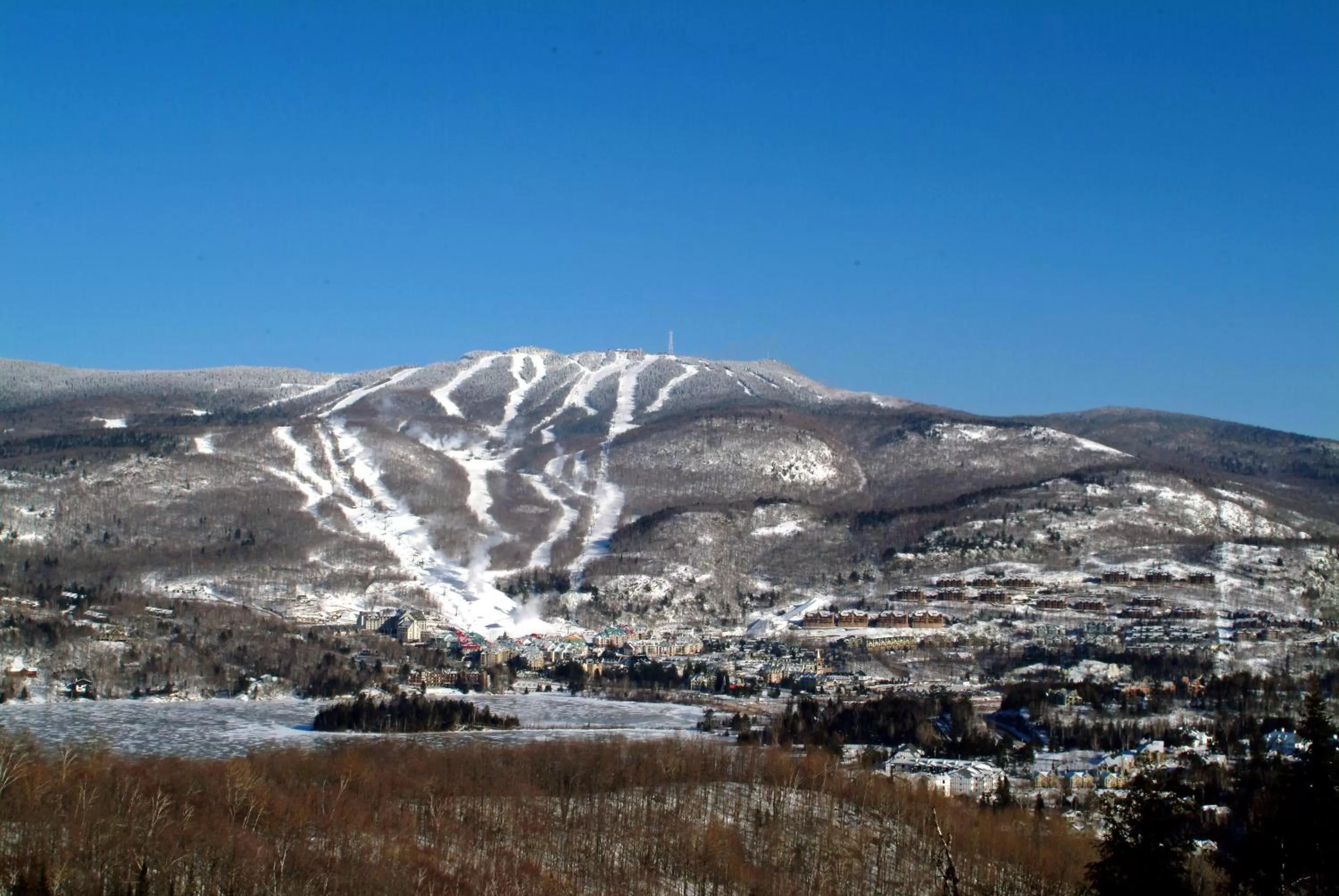 Skiing in Ermitage du Lac