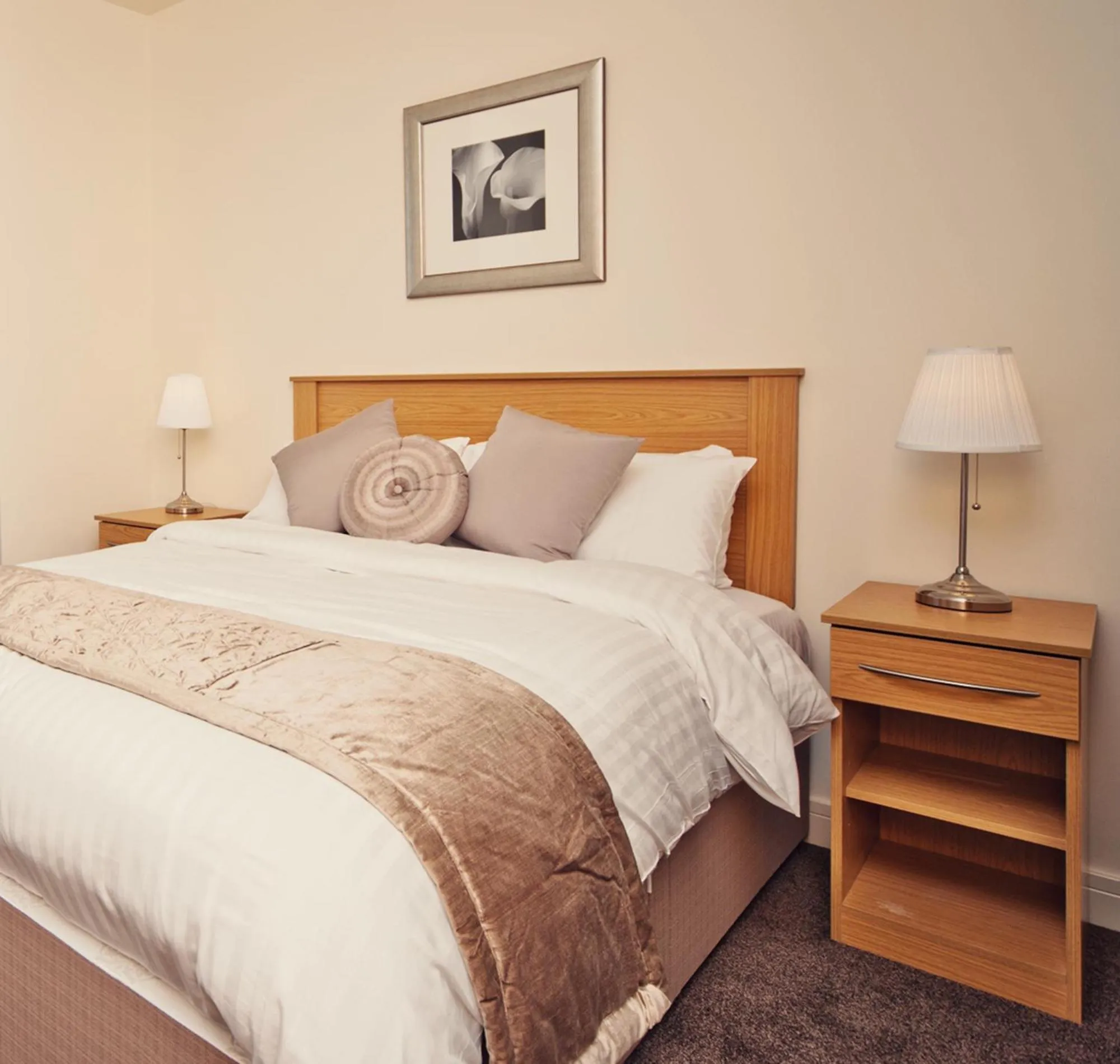 Bed in The Burlington Hotel