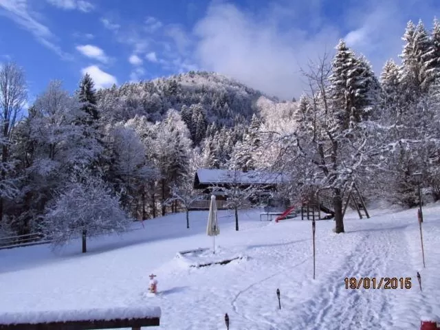 Garden, Winter in Berggasthof Butzn Wirt