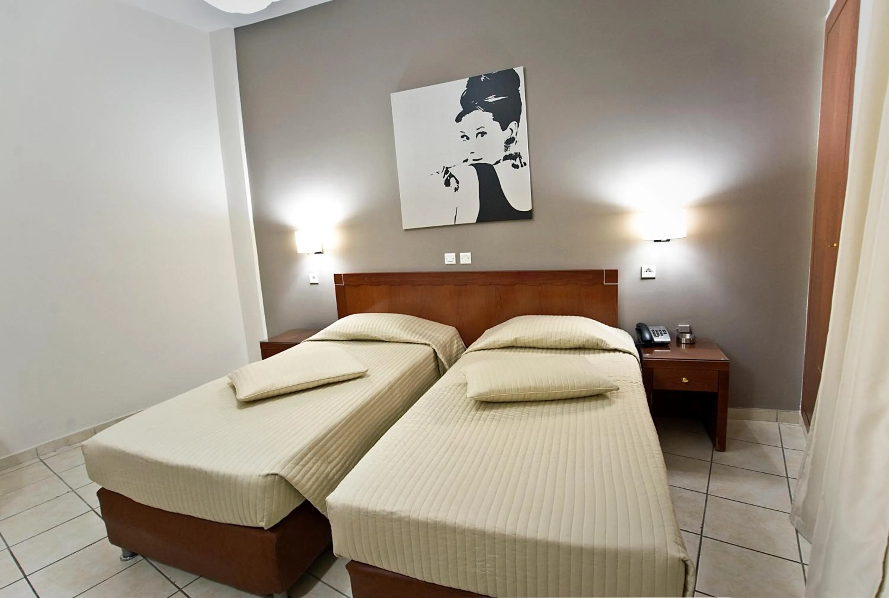 Bed in Epidavros Hotel