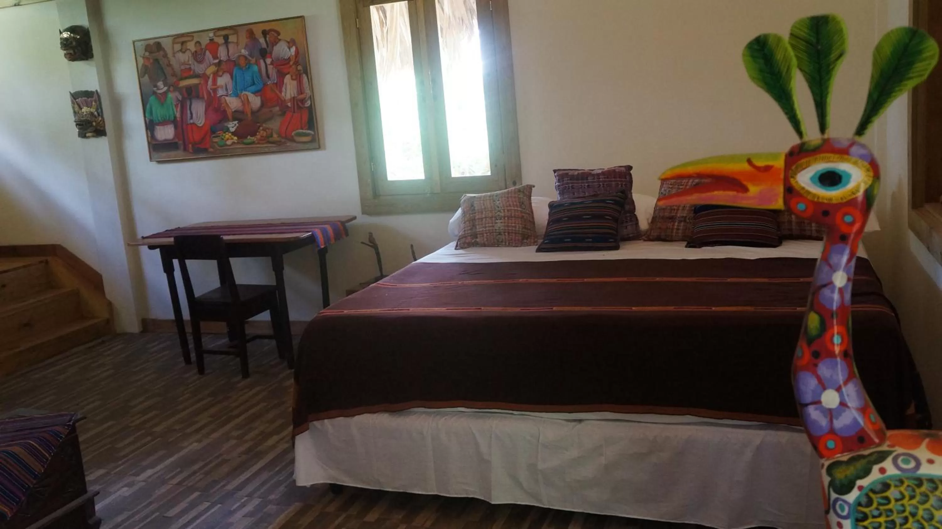 Bed in Pine Ridge Lodge