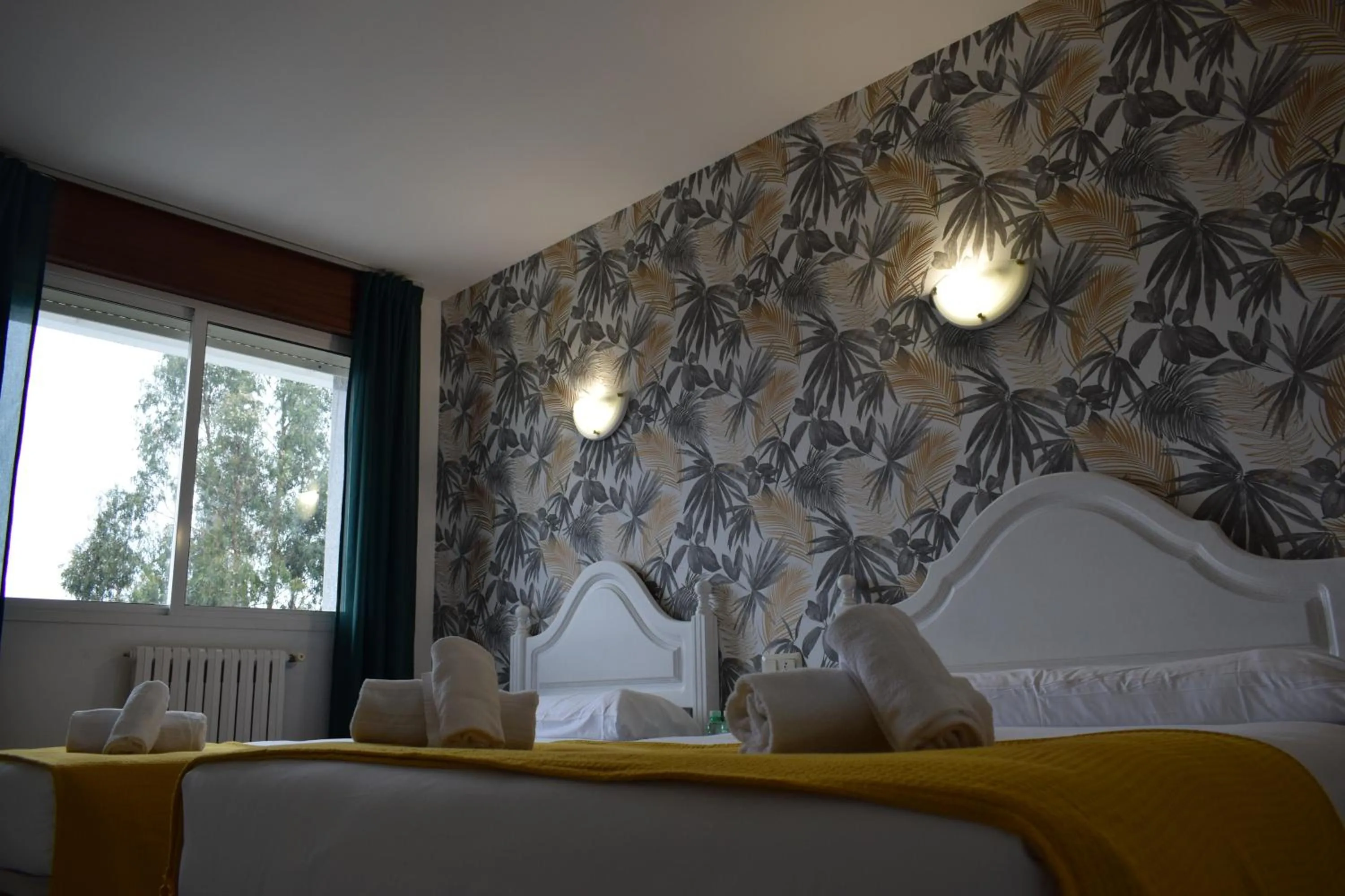 Bed in Hotel Xunca Blanca