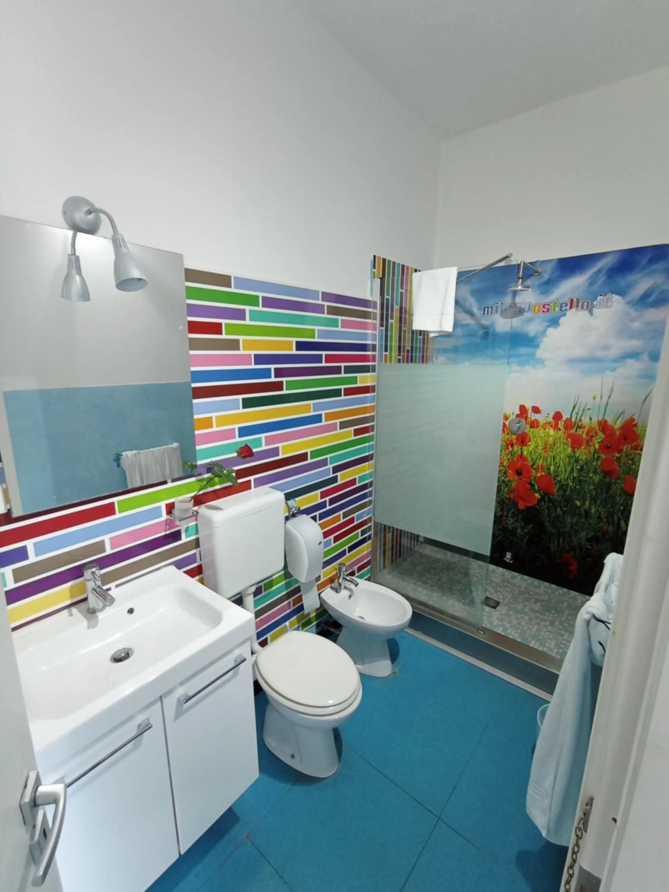 Bathroom in Milano Ostello