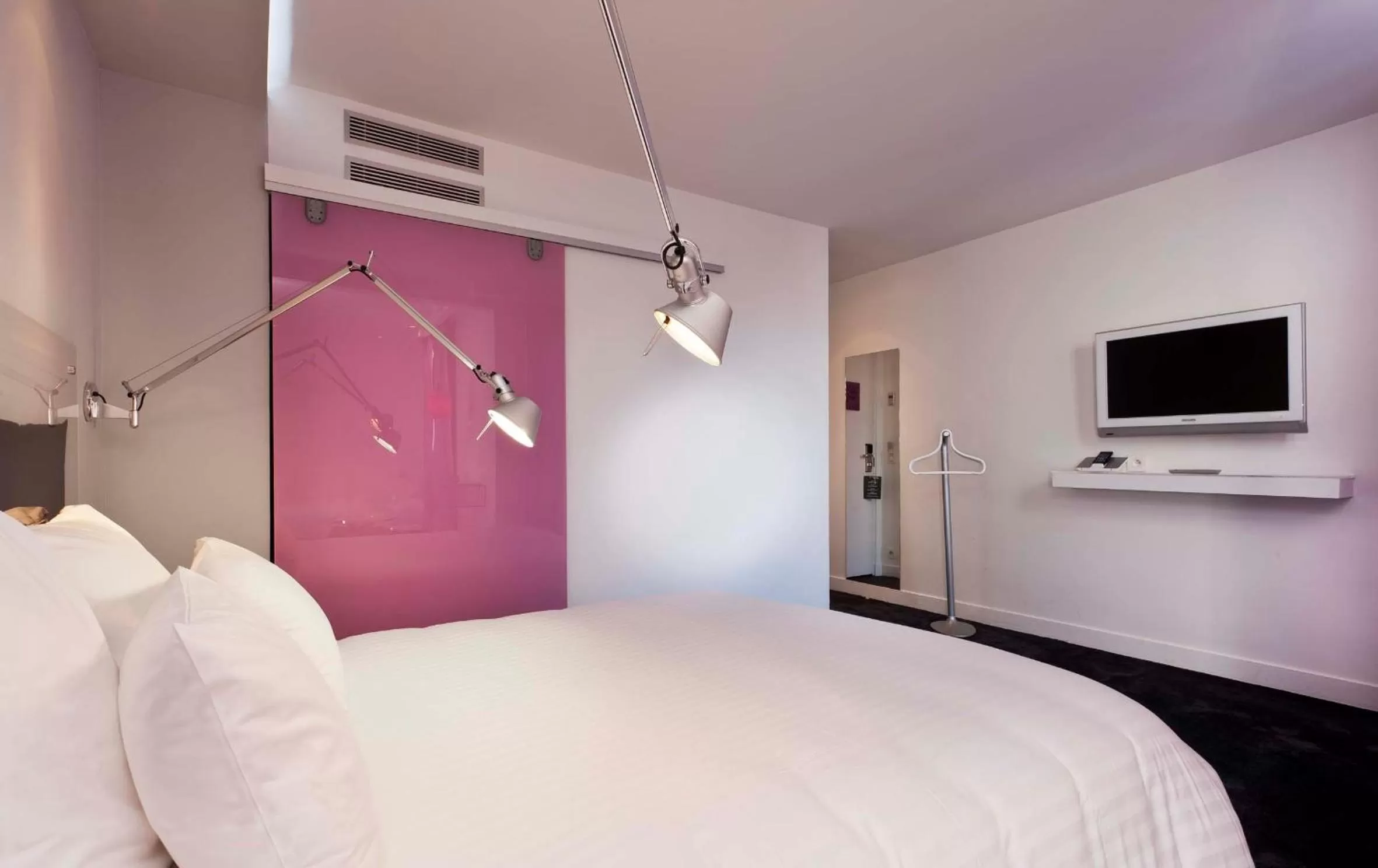 Bed in Color Design Hotel