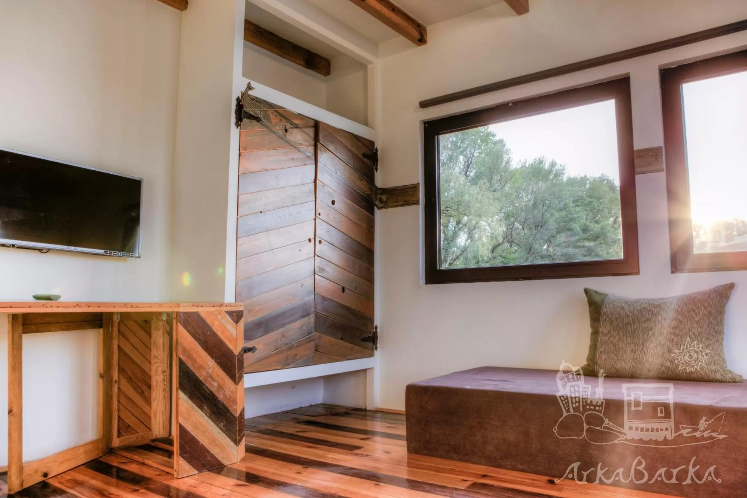 Spring, TV/Entertainment Center in ArkaBarka 2- Floating Dream Rooms and Apartments