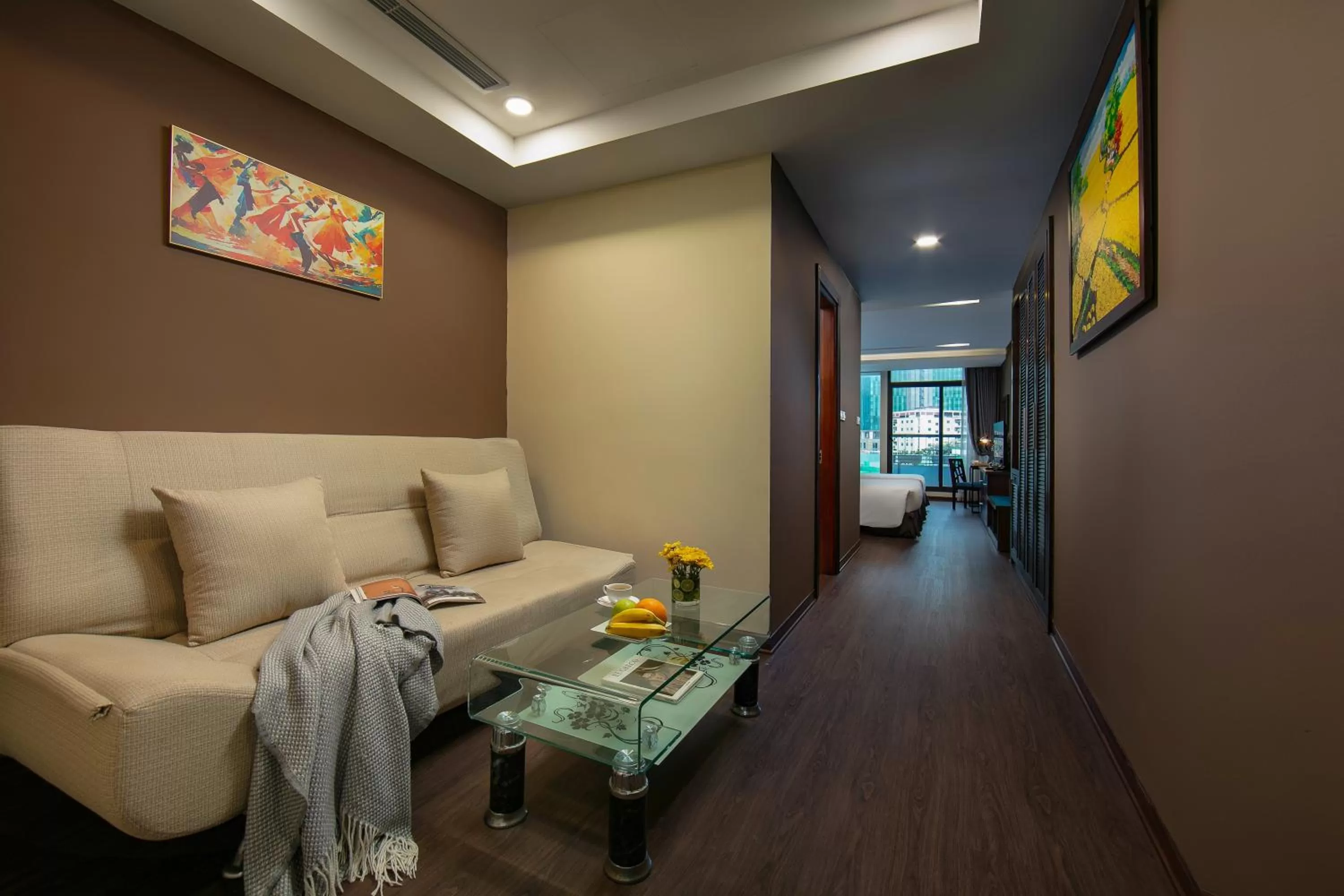 Seating Area in Blubiz Hotel