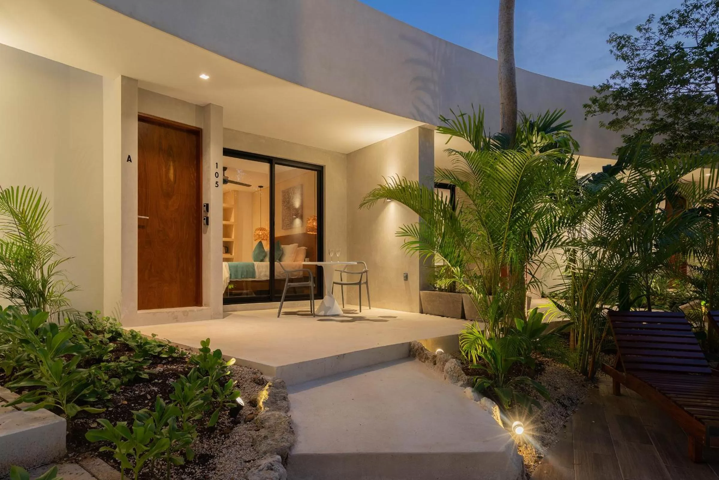 Patio in Suites at TreeTops Tulum