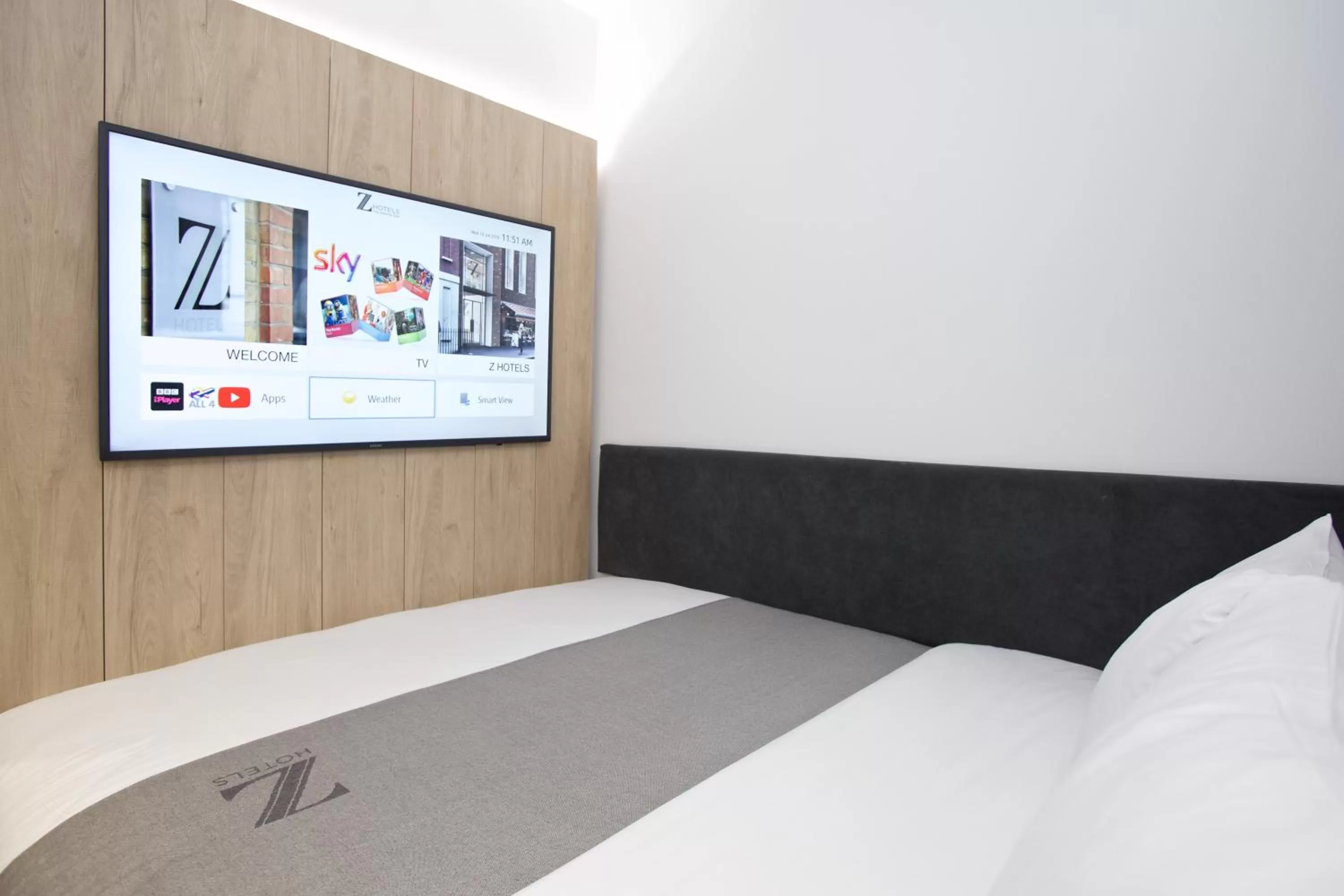 Bedroom, Bed in The Z Hotel Tottenham Court Road