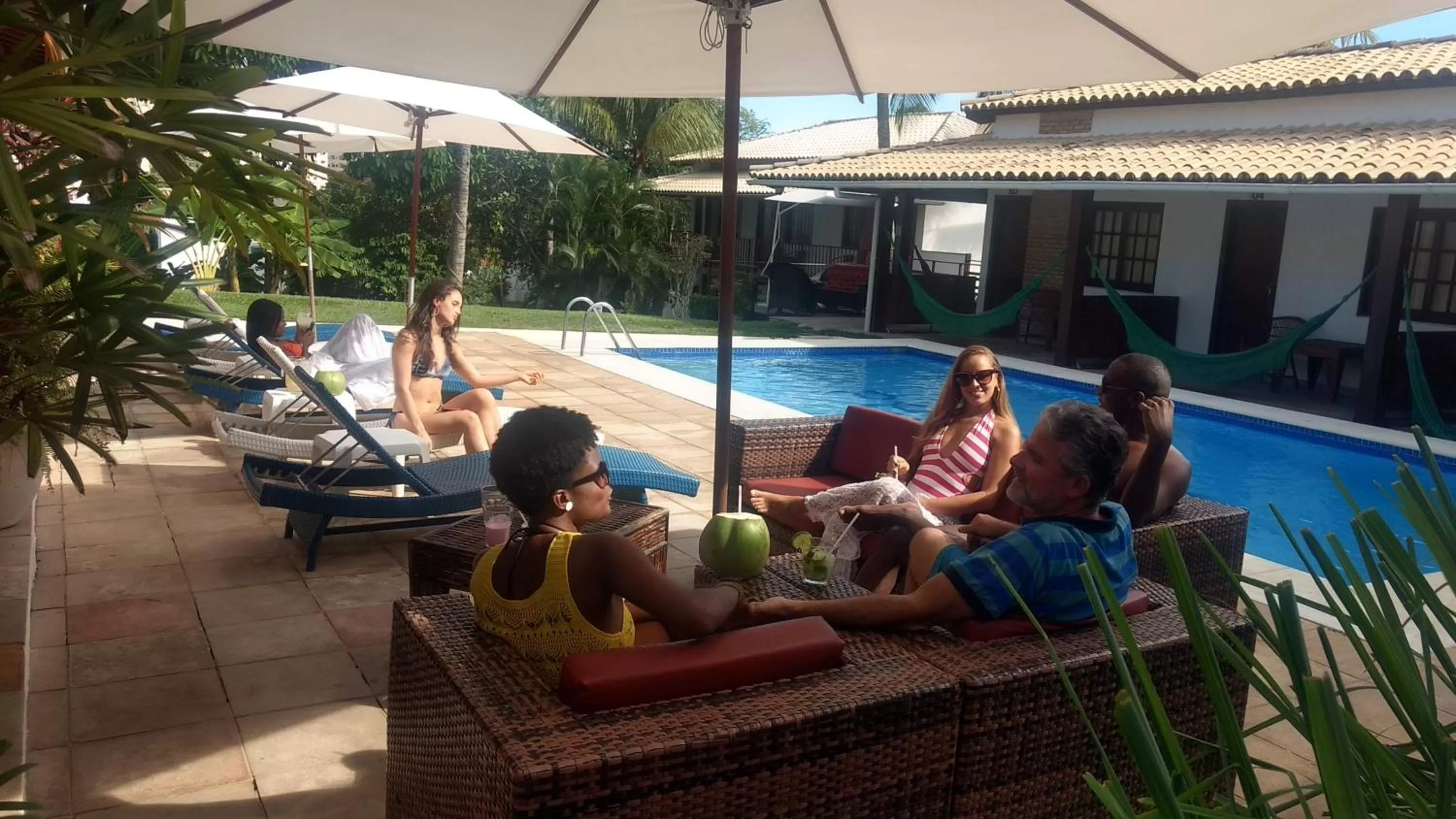 Swimming Pool in Hotel Pousada Salvador Paradise