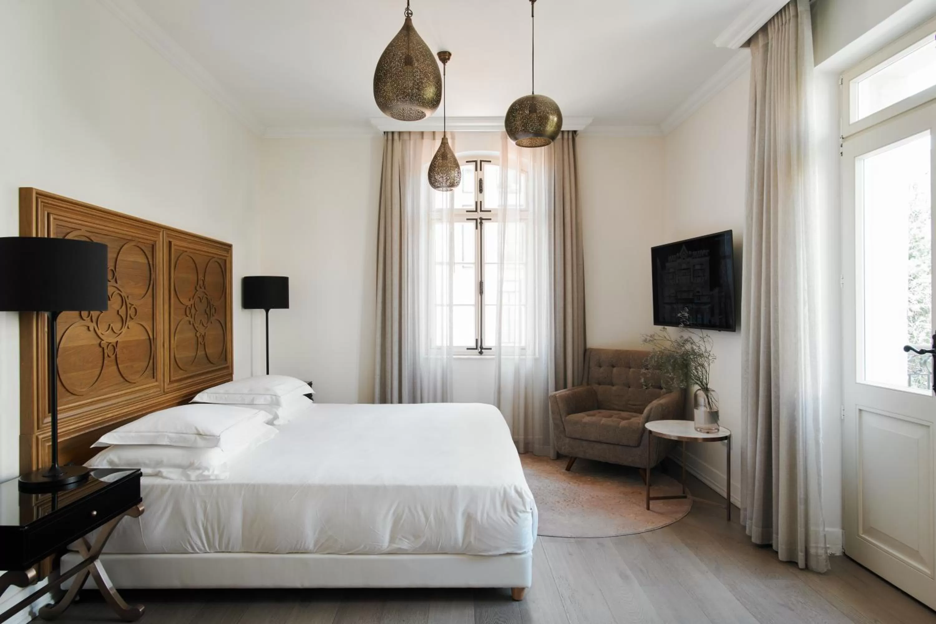 Bedroom, Bed in The Drisco Hotel Tel Aviv - Relais & Châteaux - Adults Only