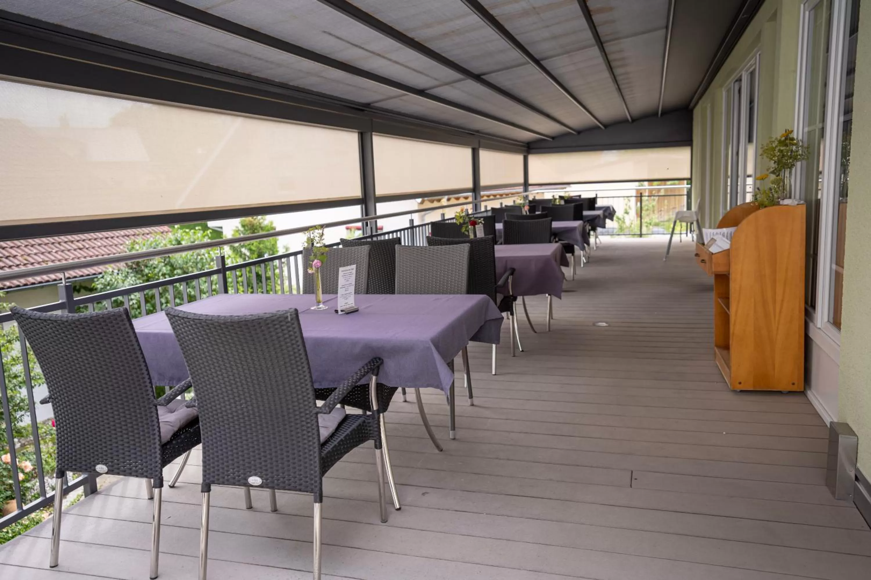Balcony/Terrace in Sonnenhalde Landgasthof Bieg