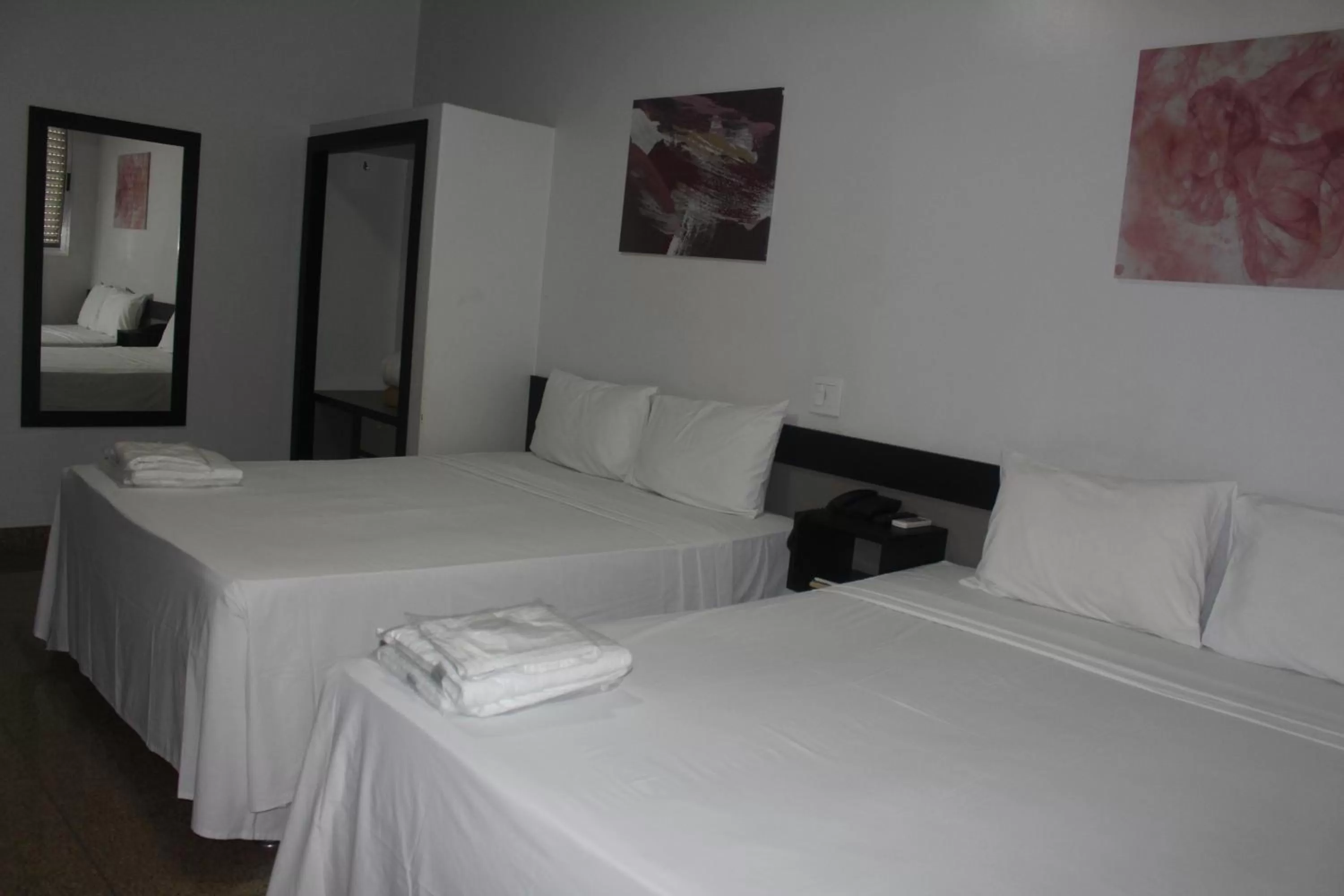 Bed in Hotel Oscar Blue Montes Claros