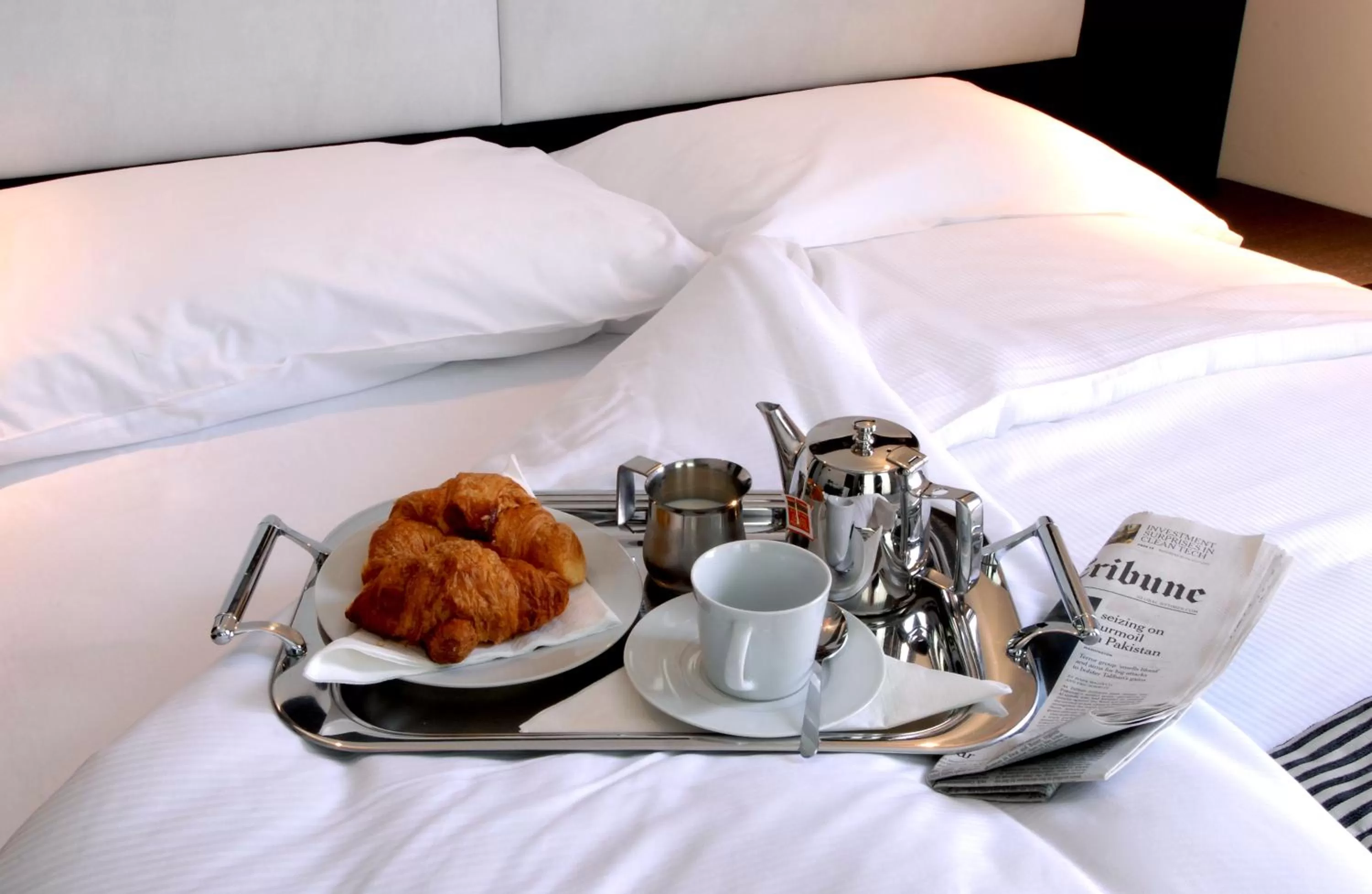 Italian breakfast, Bed in Hotel Villa Pannonia