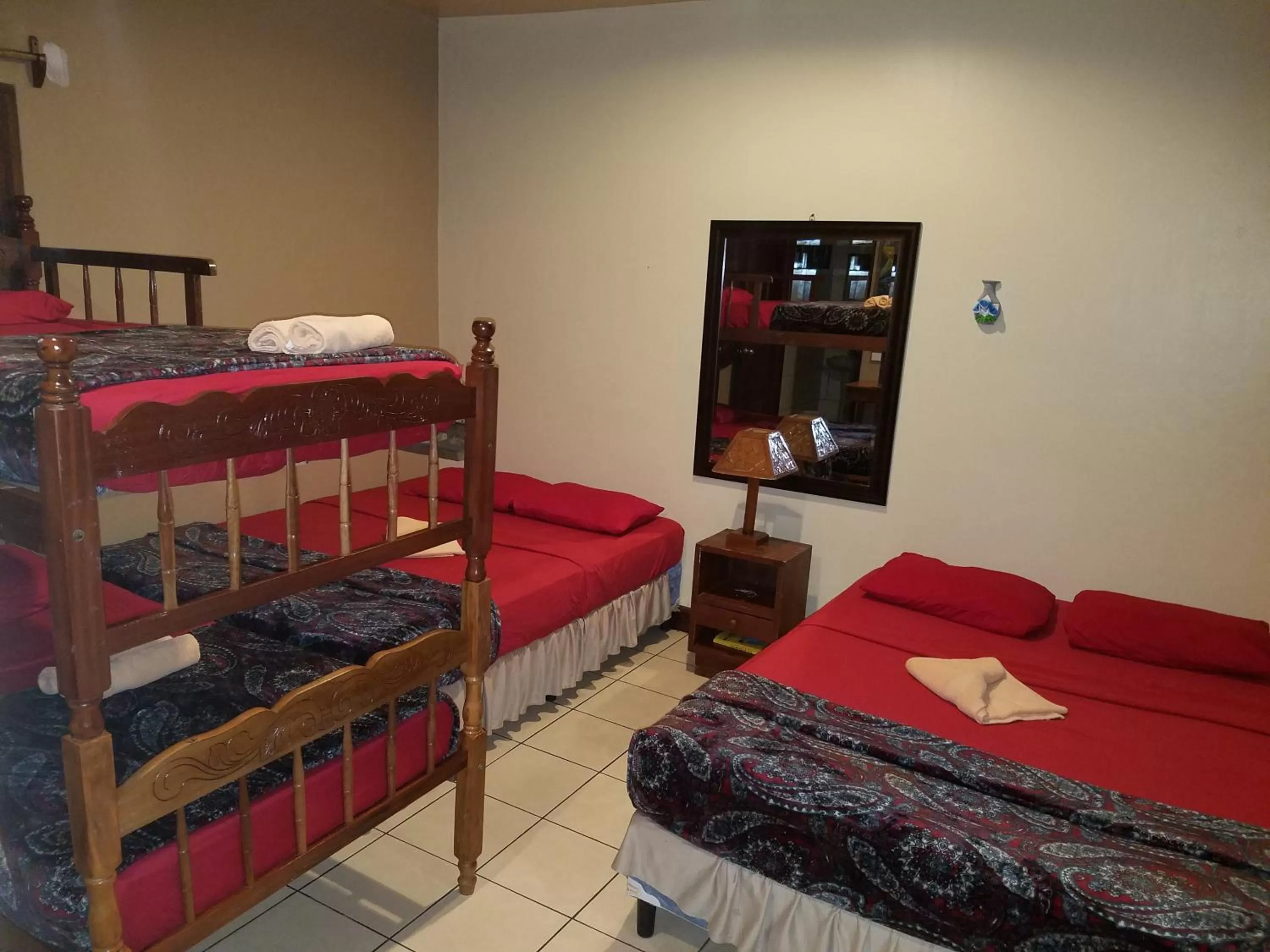 Bed in Art Hotel Managua