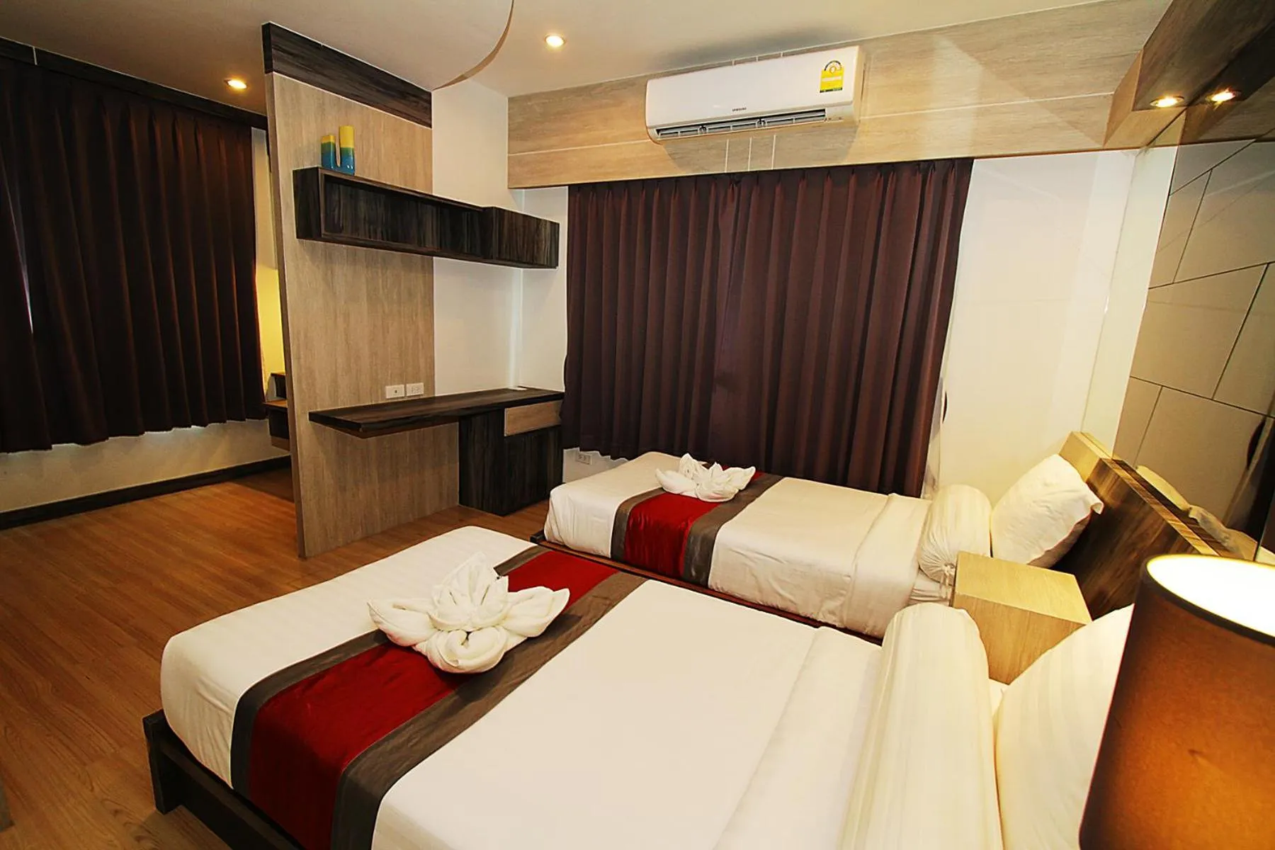 Bed in The Contrast i Hotel