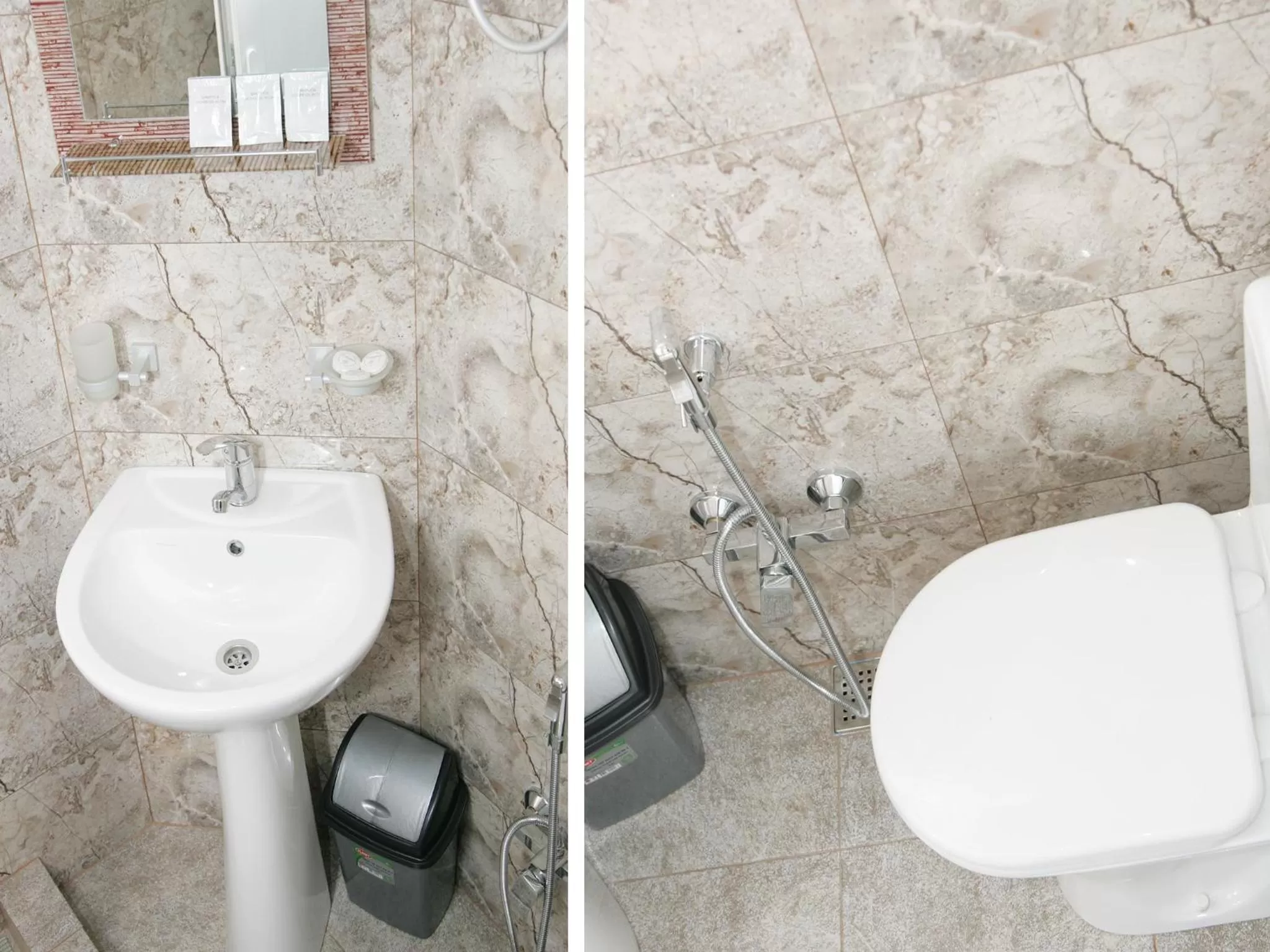 Shower, Bathroom in Hotel Tskhumi