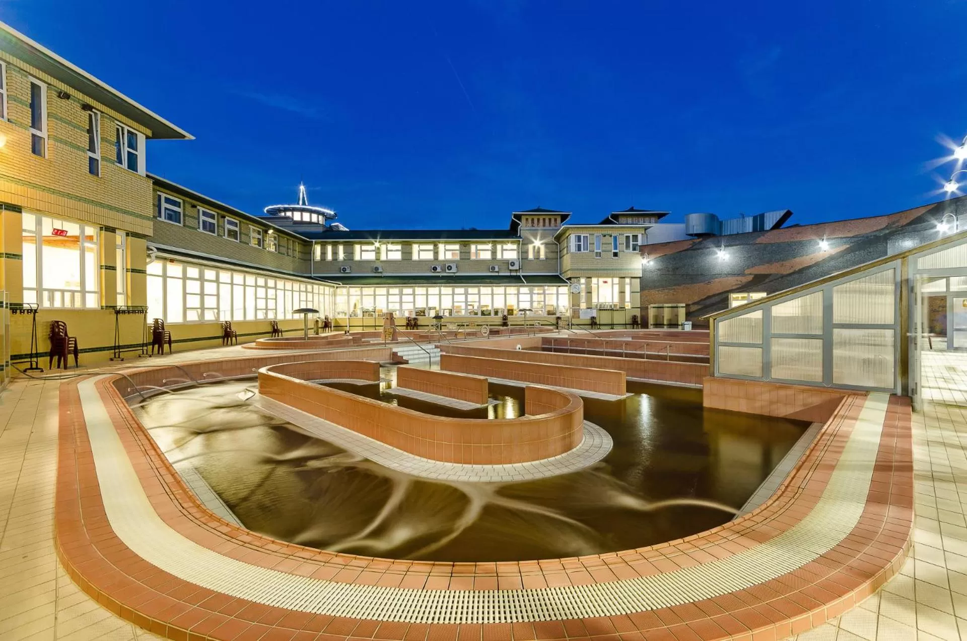 Hot Spring Bath in Hunguest Hotel Aqua Sol
