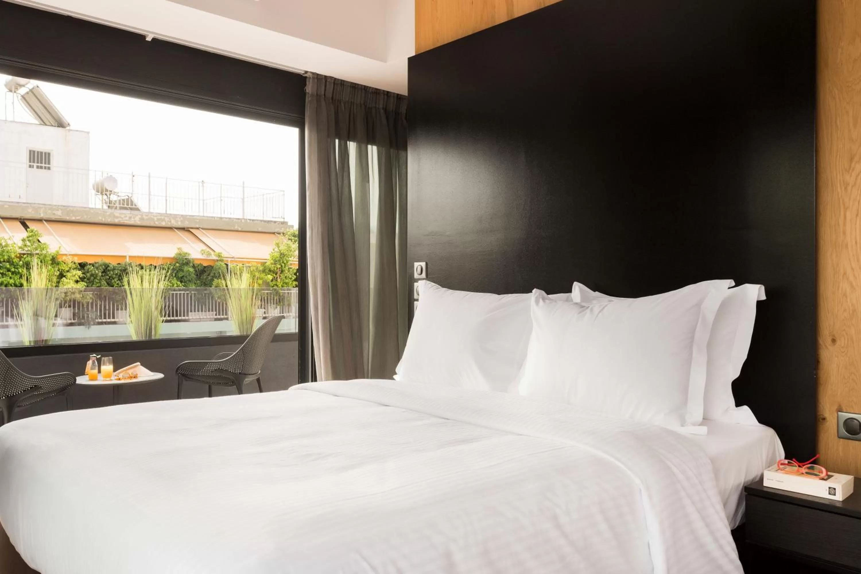 Bed in LUX&EASY Athens Downtown Apartments