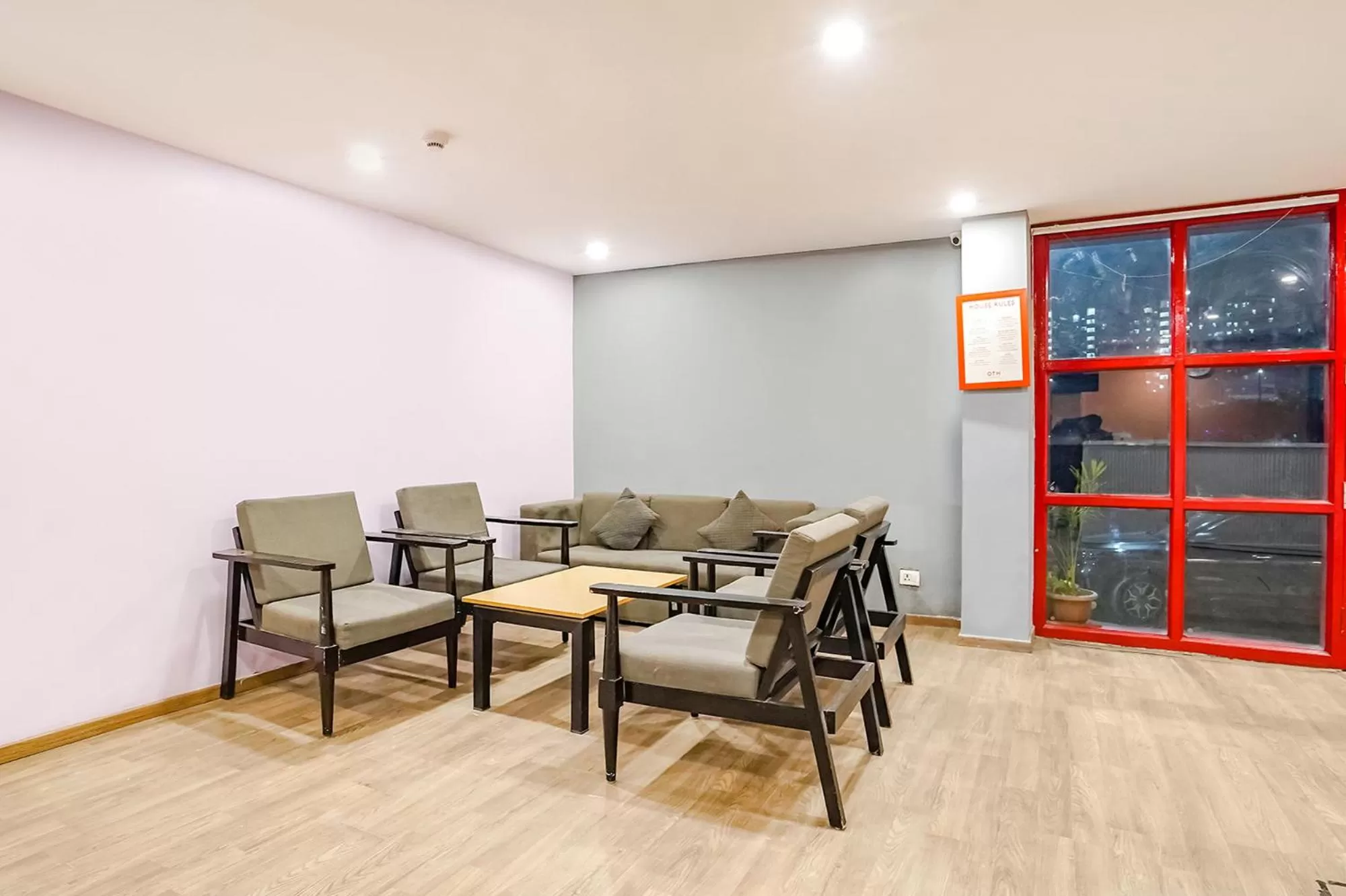 Seating Area in FabHotel F9 Sector 121