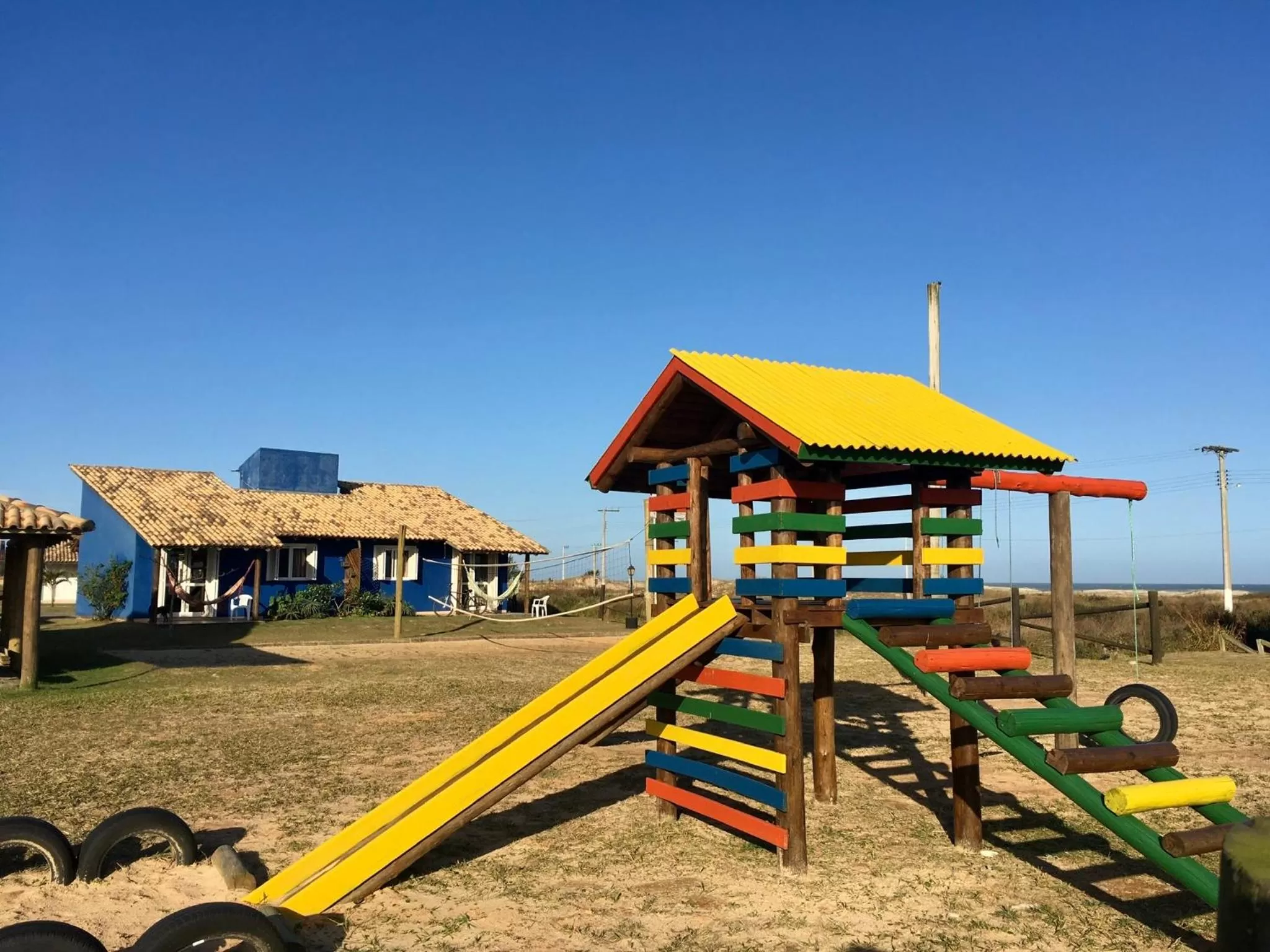 Children play ground in Pousada dos Sambaquis