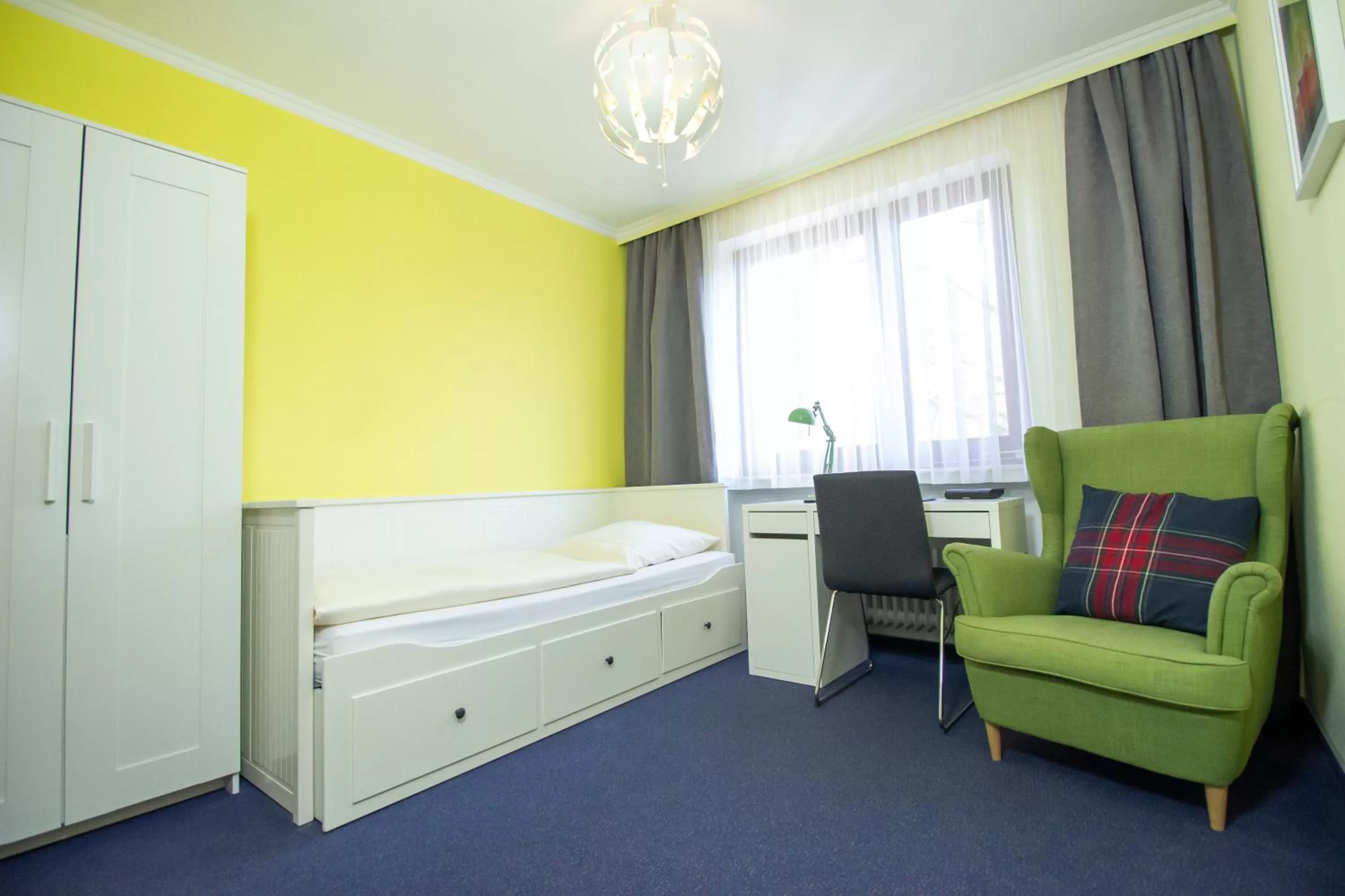 Bed in Hotel Heldt Dependance