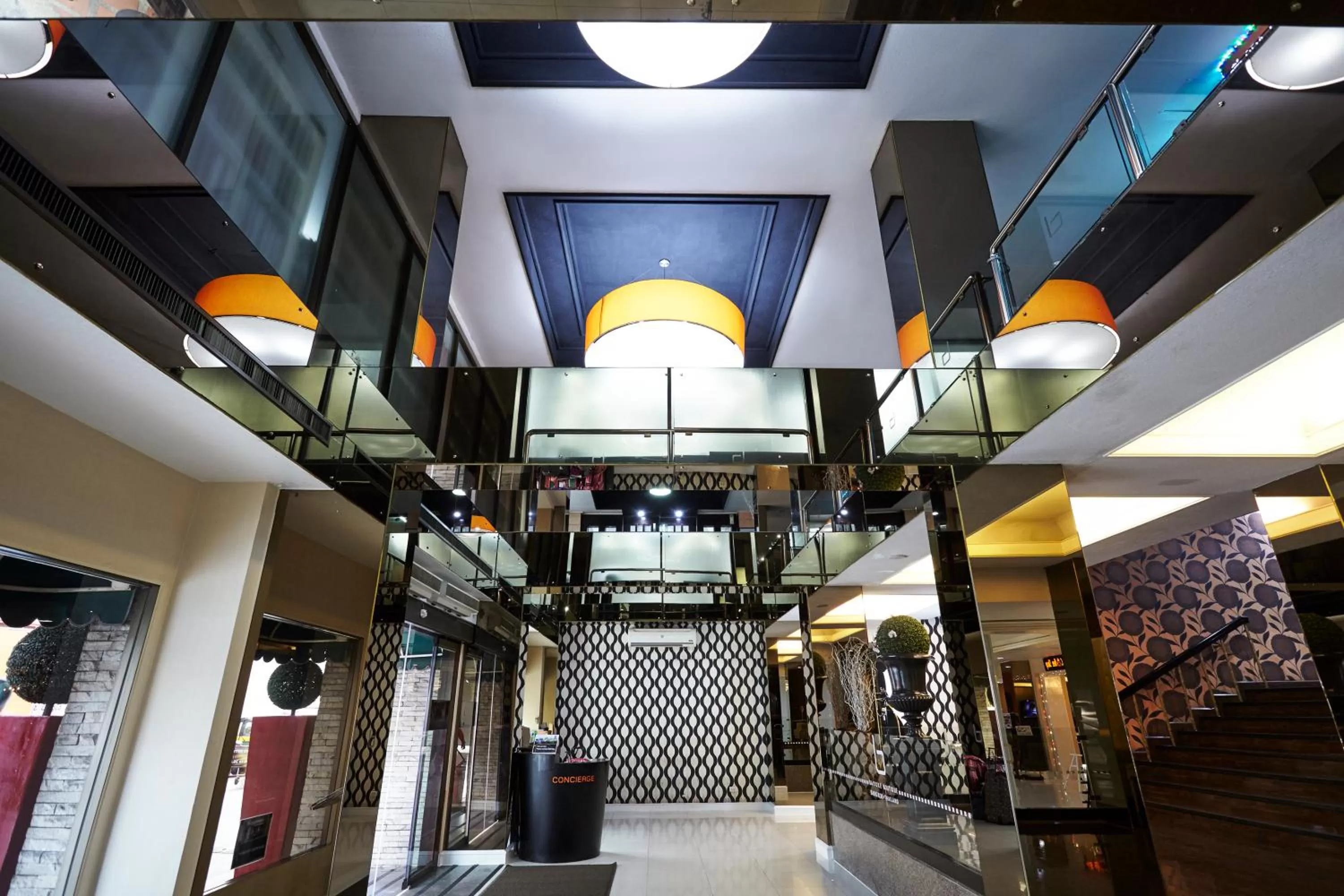 Lobby or reception in Baiyoke Boutique Hotel