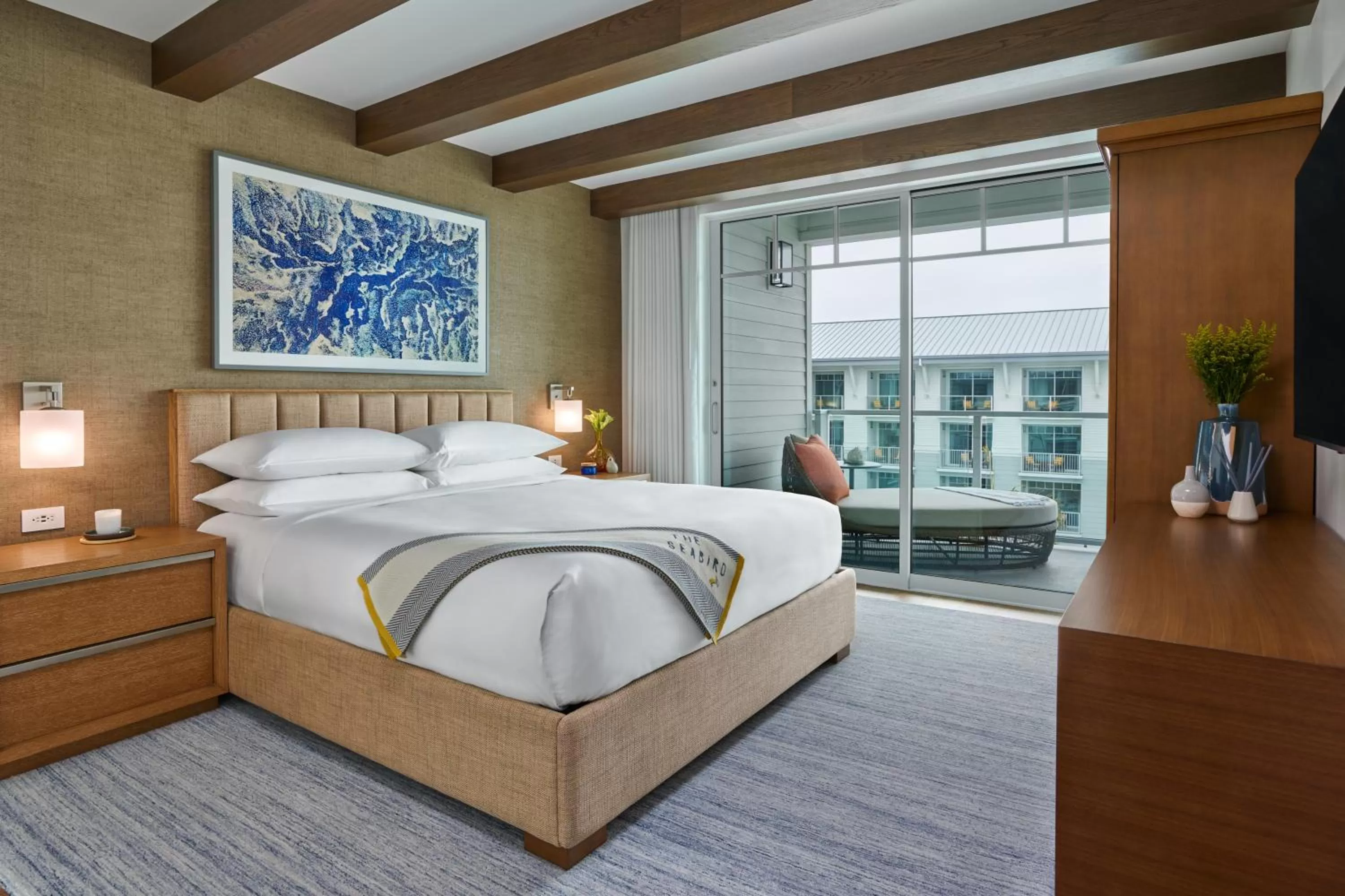 Photo of the whole room, Bed in The Seabird Ocean Resort & Spa, Part of Destination Hotel by Hyatt