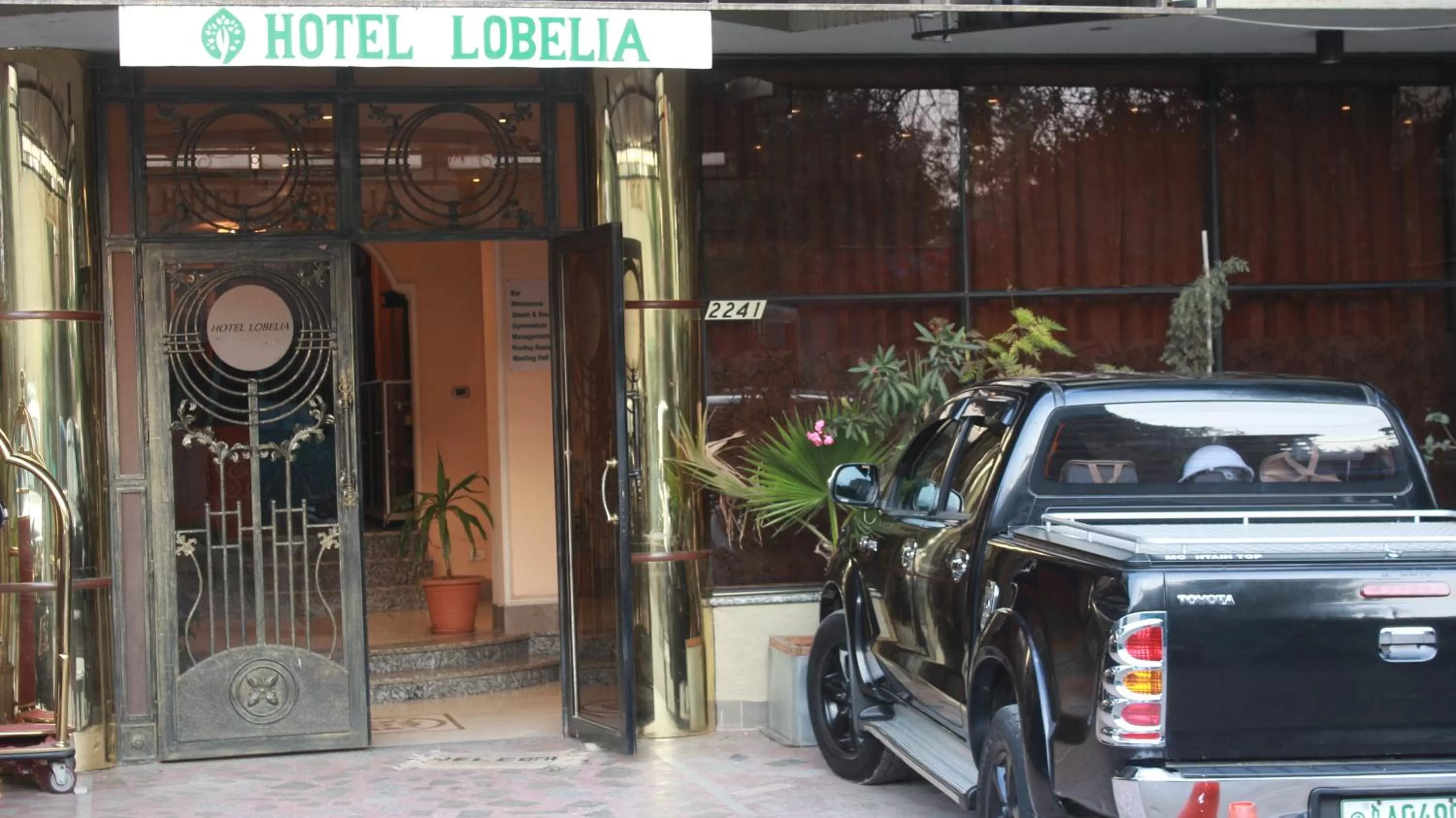 Facade/entrance in Hotel Lobelia