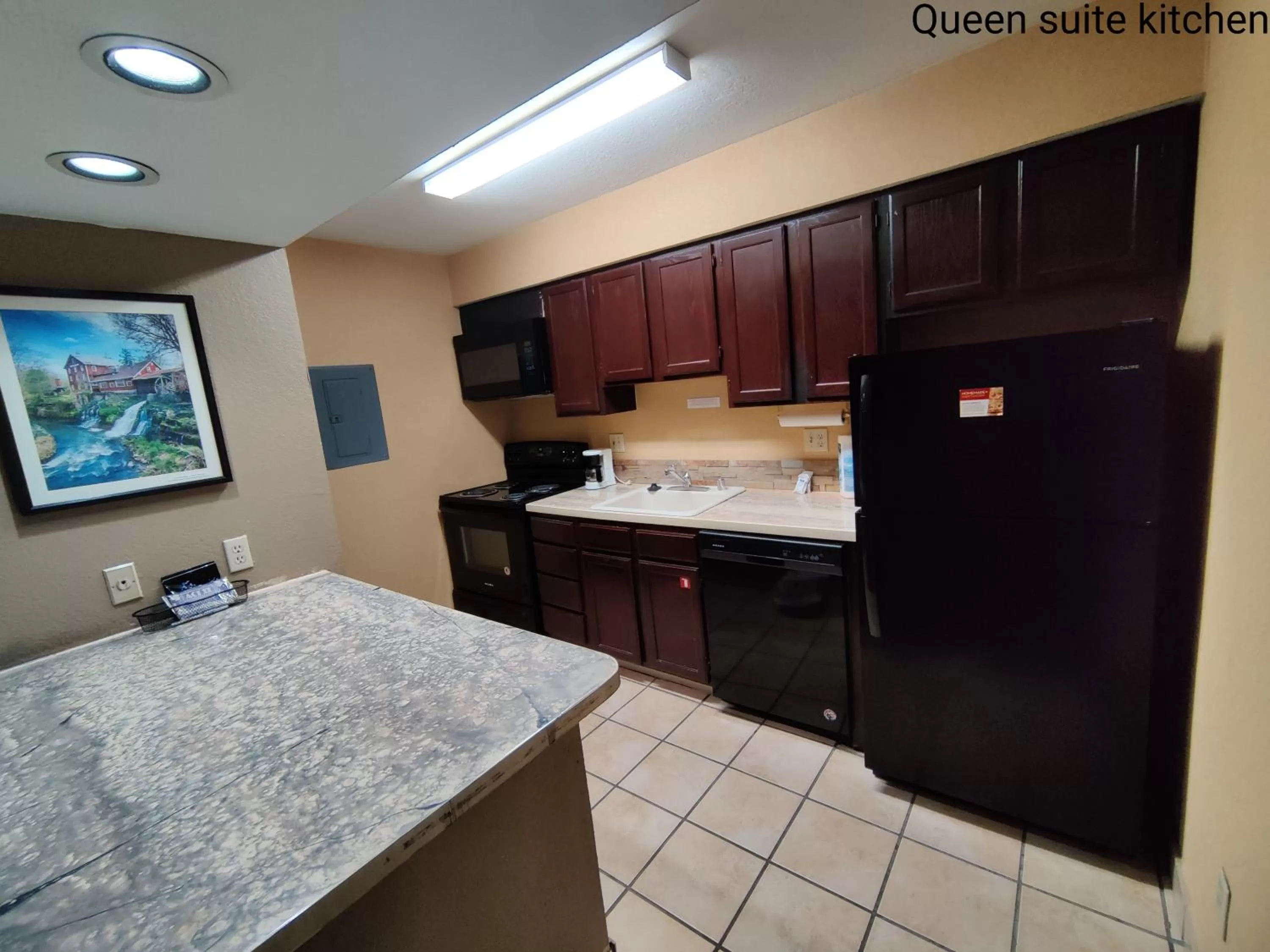 Kitchen or kitchenette in Hawthorn Extended Stay by Wyndham Dayton
