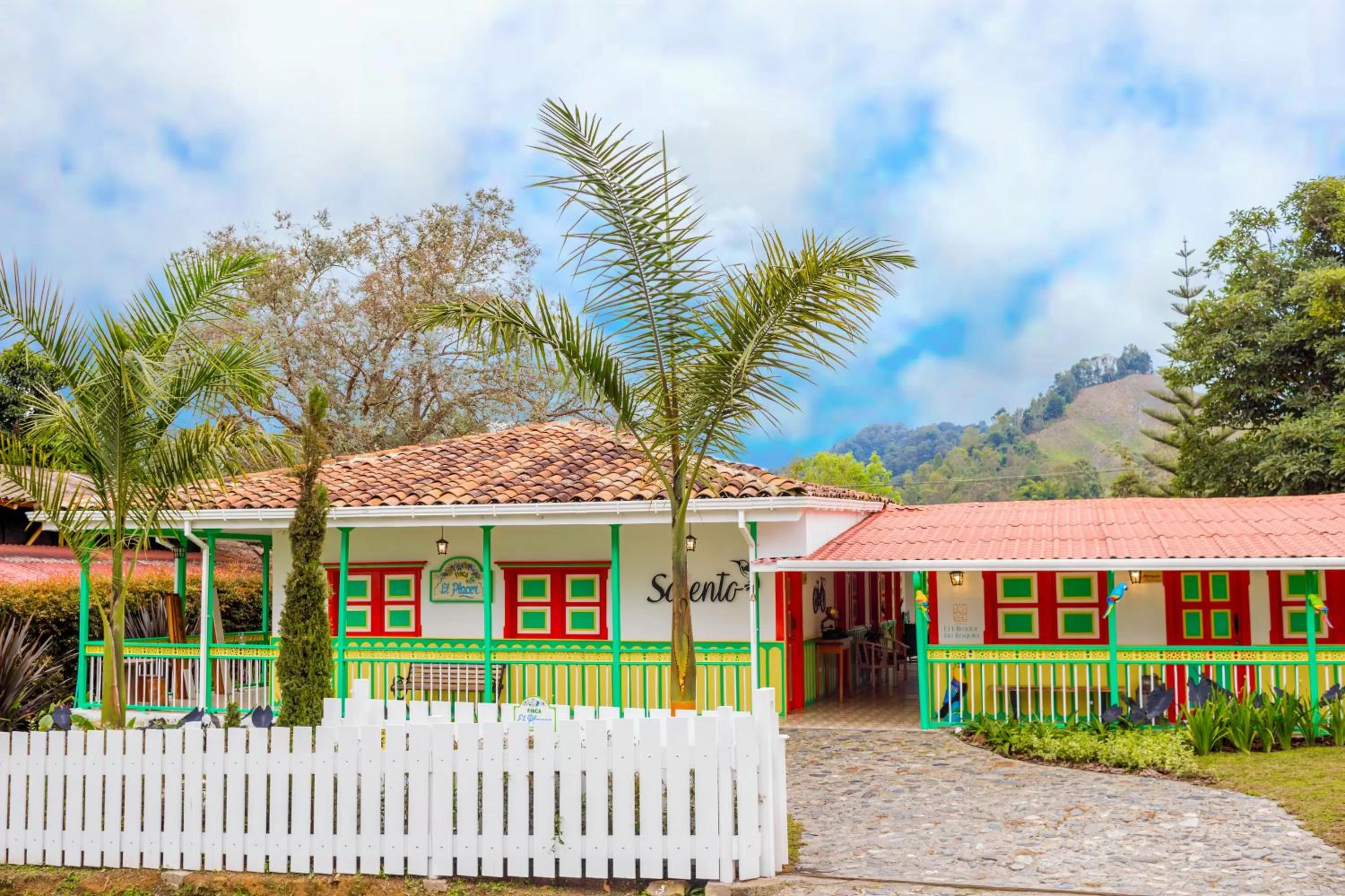 Property building in Hotel Mirador de Boquia Salento