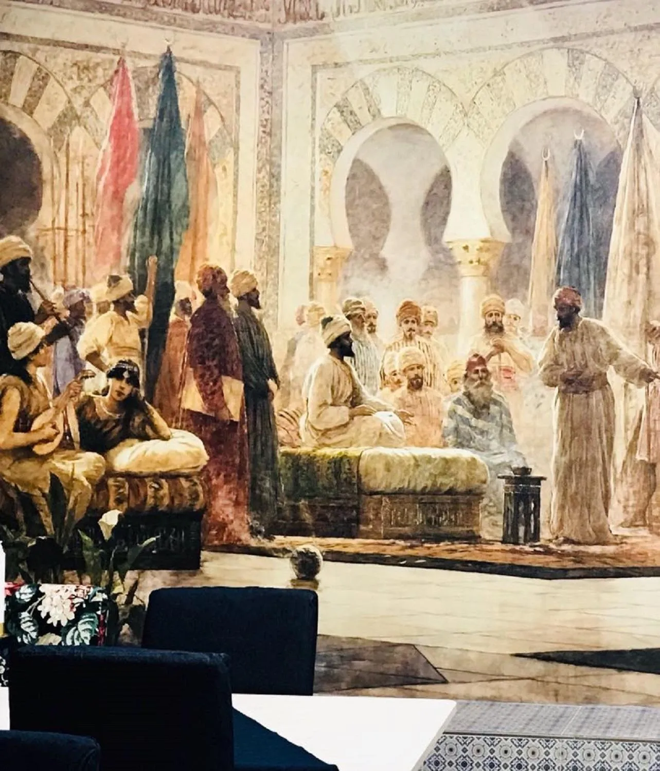 Decorative detail in Arabesque Hotel