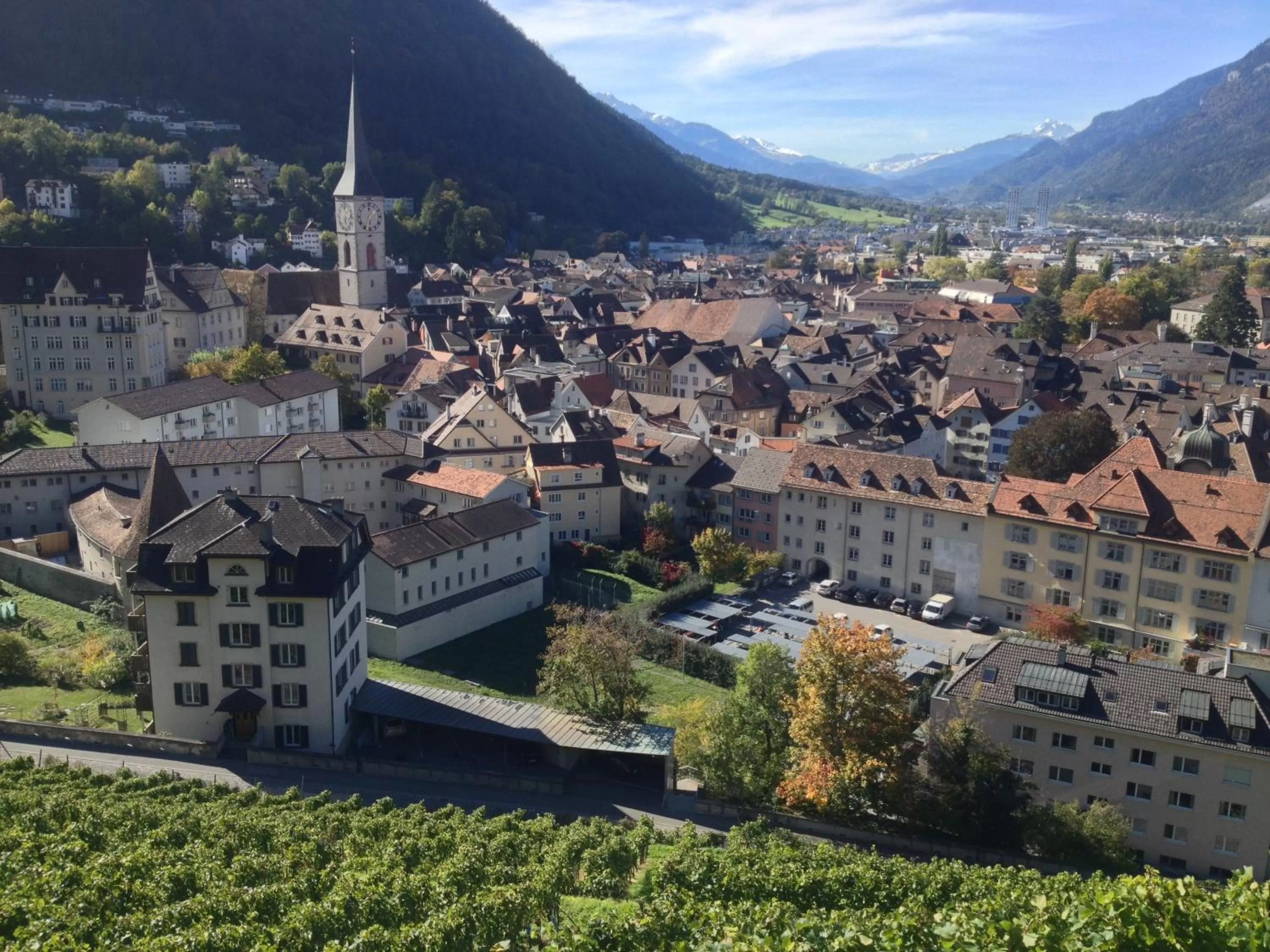 Bird's eye view in Central Hotel Post