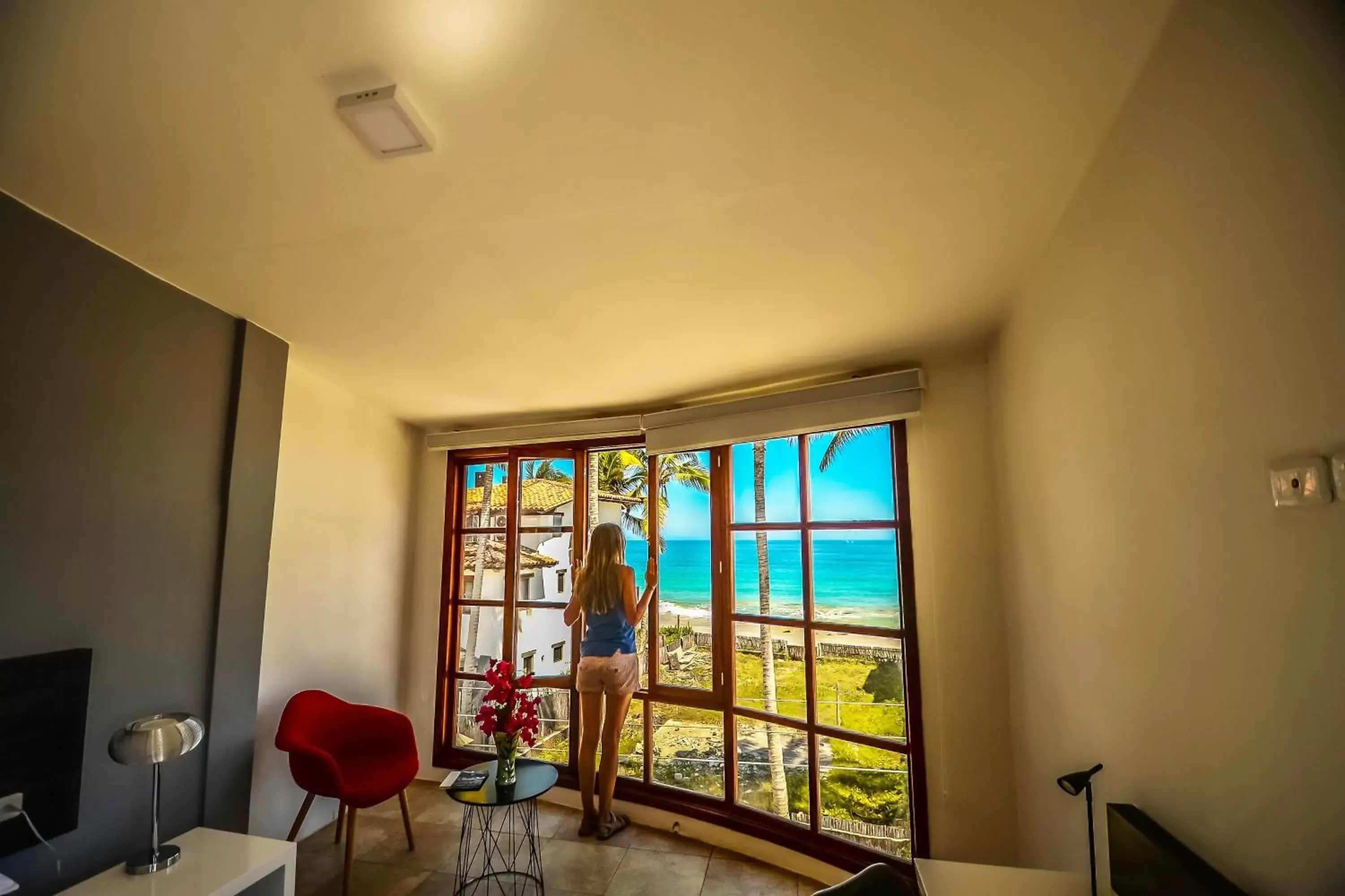 Superior Double Room with Two Double Beds with Sea View in Hotel Volcano Superior Double Room with Two Double Beds with Sea View in Hotel Volcano