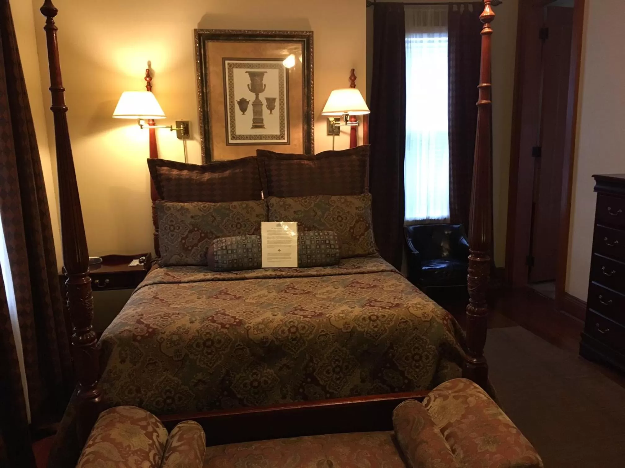 Bed in 1896 O'Malley House