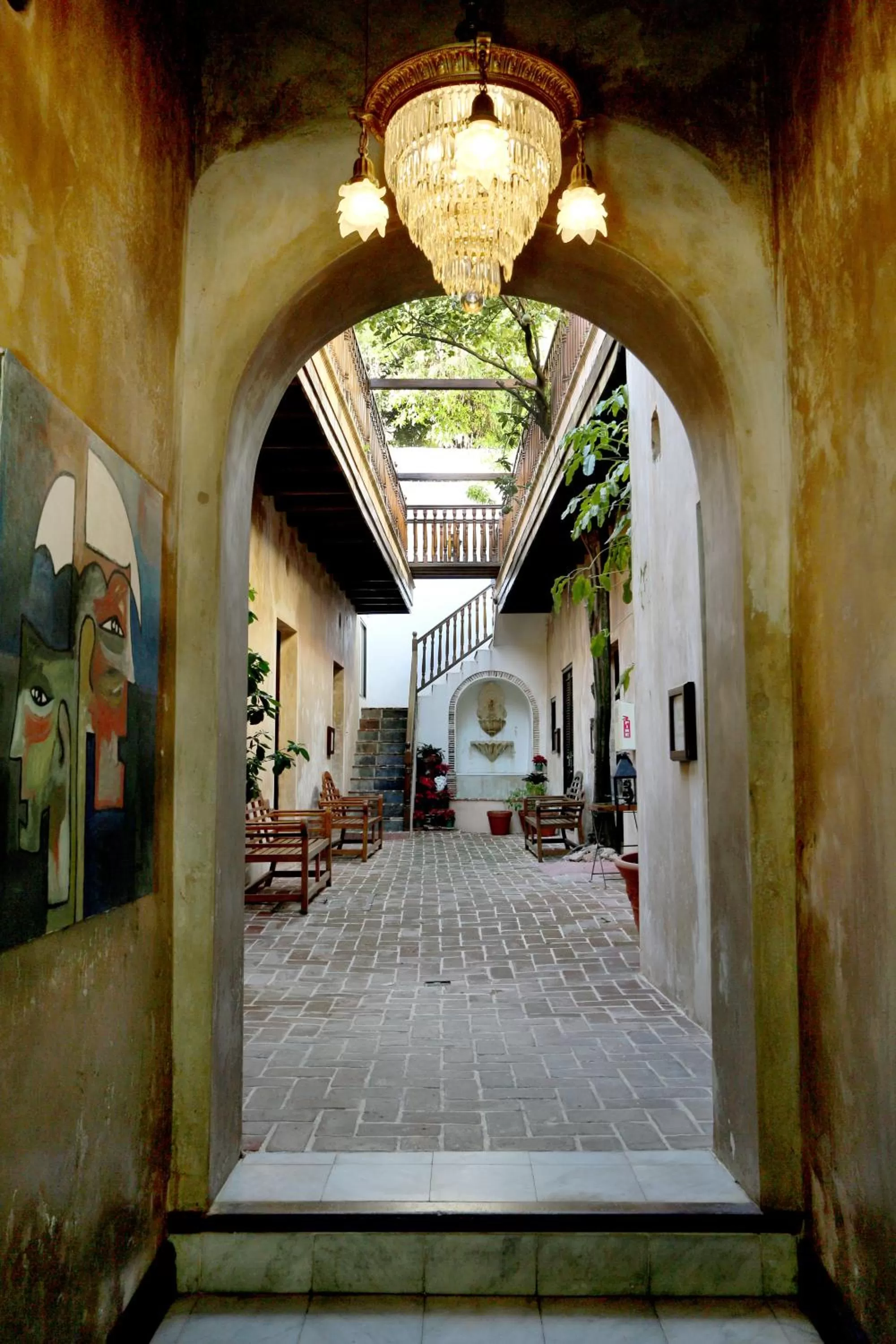 Patio in Villa Herencia Hotel