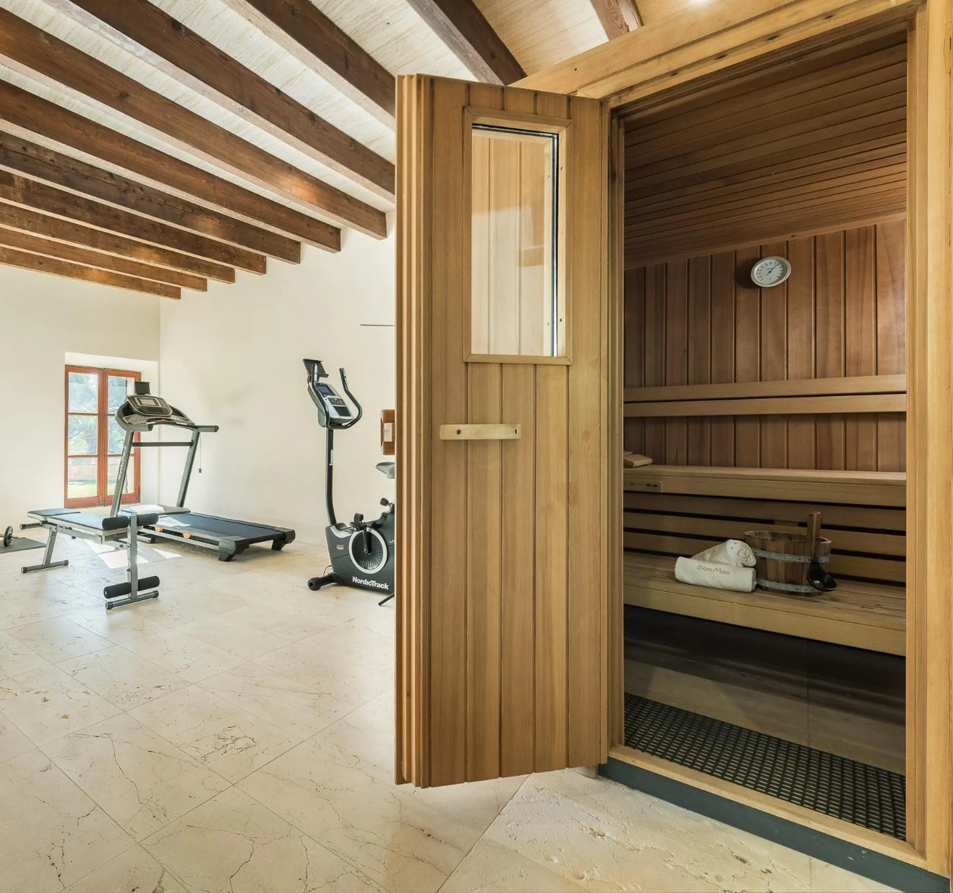 Fitness centre/facilities in Hotel Rural Son Mas - 4*