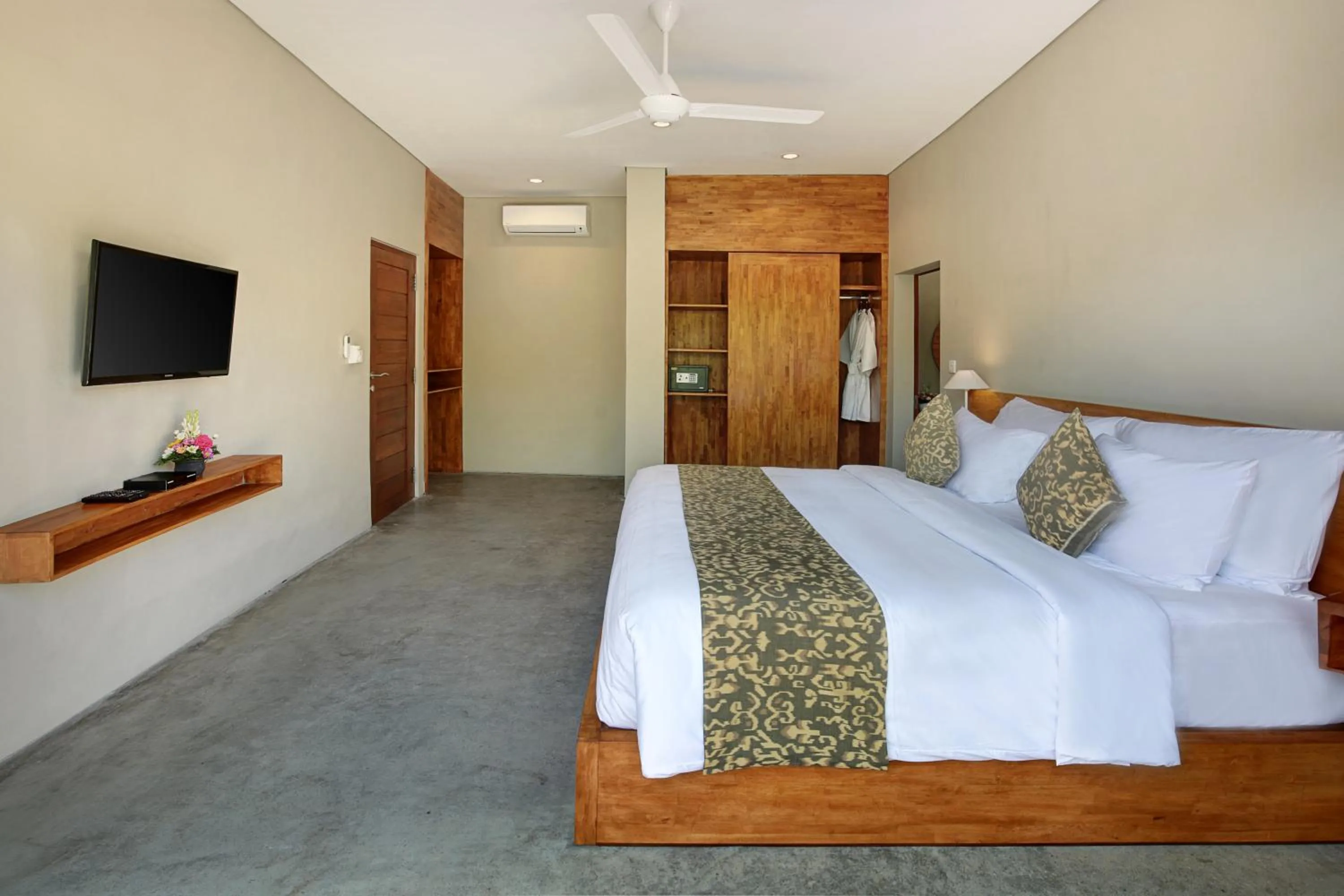 Bedroom, Bed in Sativa Villas Ubud with Private Pool