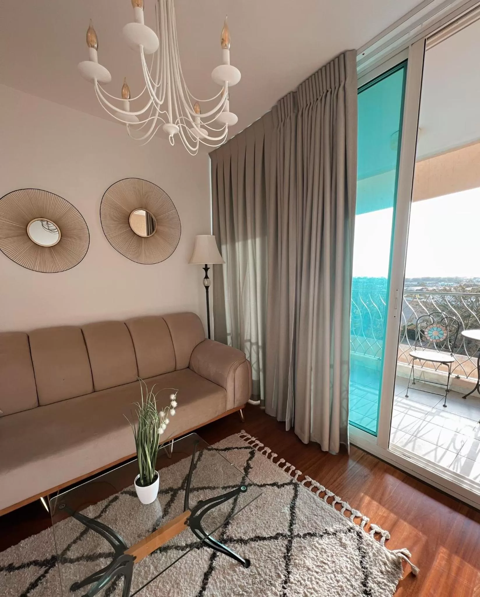 Seating Area in Suite Marina Caesarea
