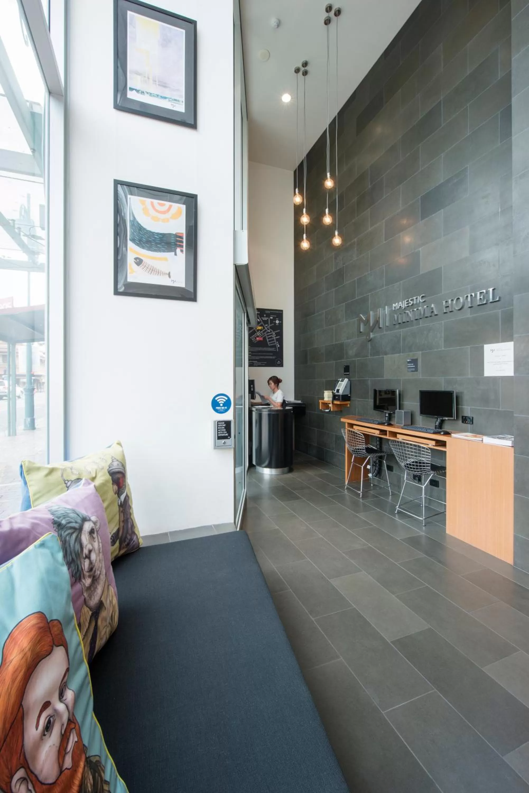 Lobby or reception in Majestic Minima Hotel