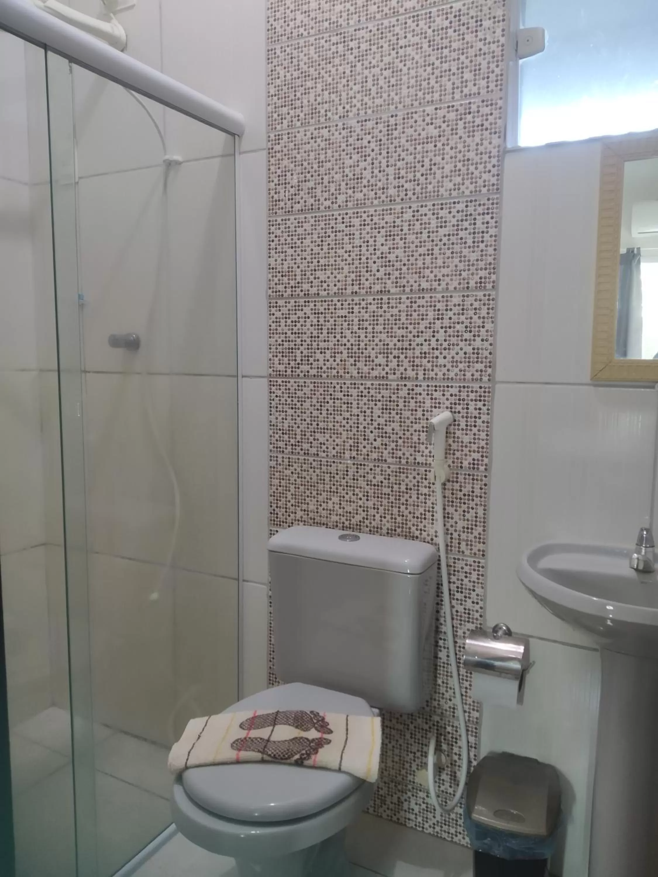 Bathroom in Pousada Recanto Canaã