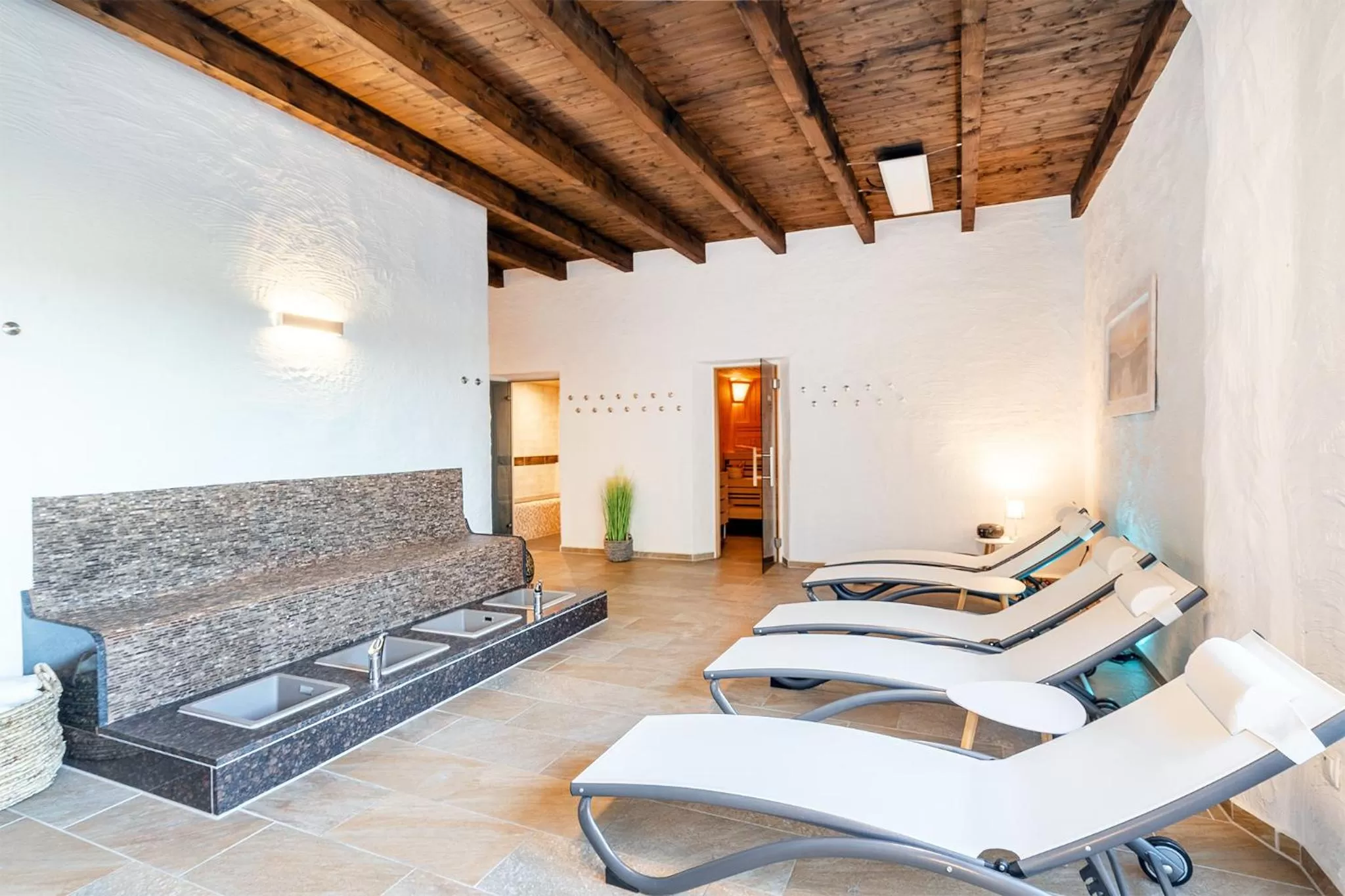 Sauna, Seating Area in Villa Moorstern