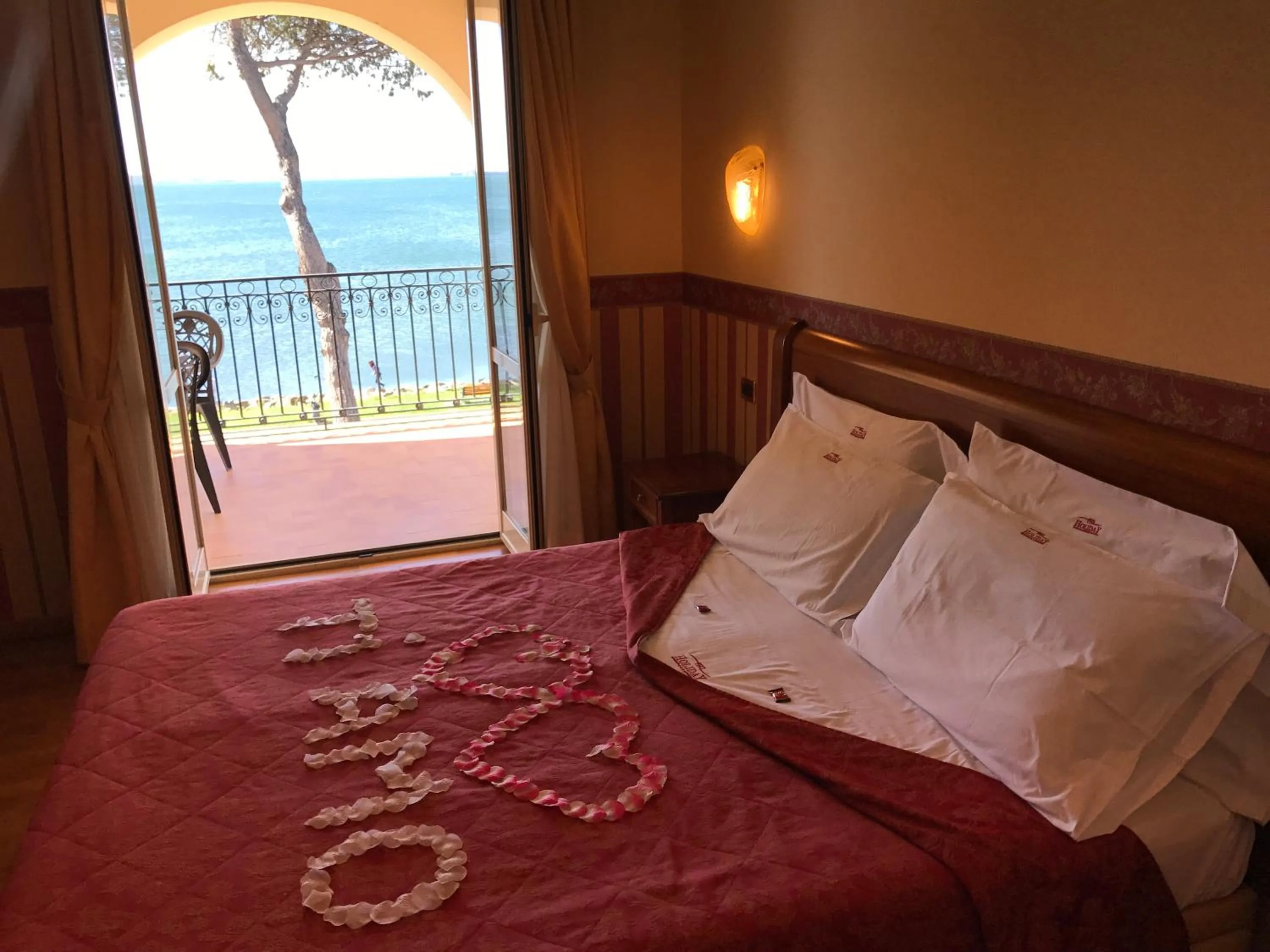 Bed in Hotel Holiday Sul Lago