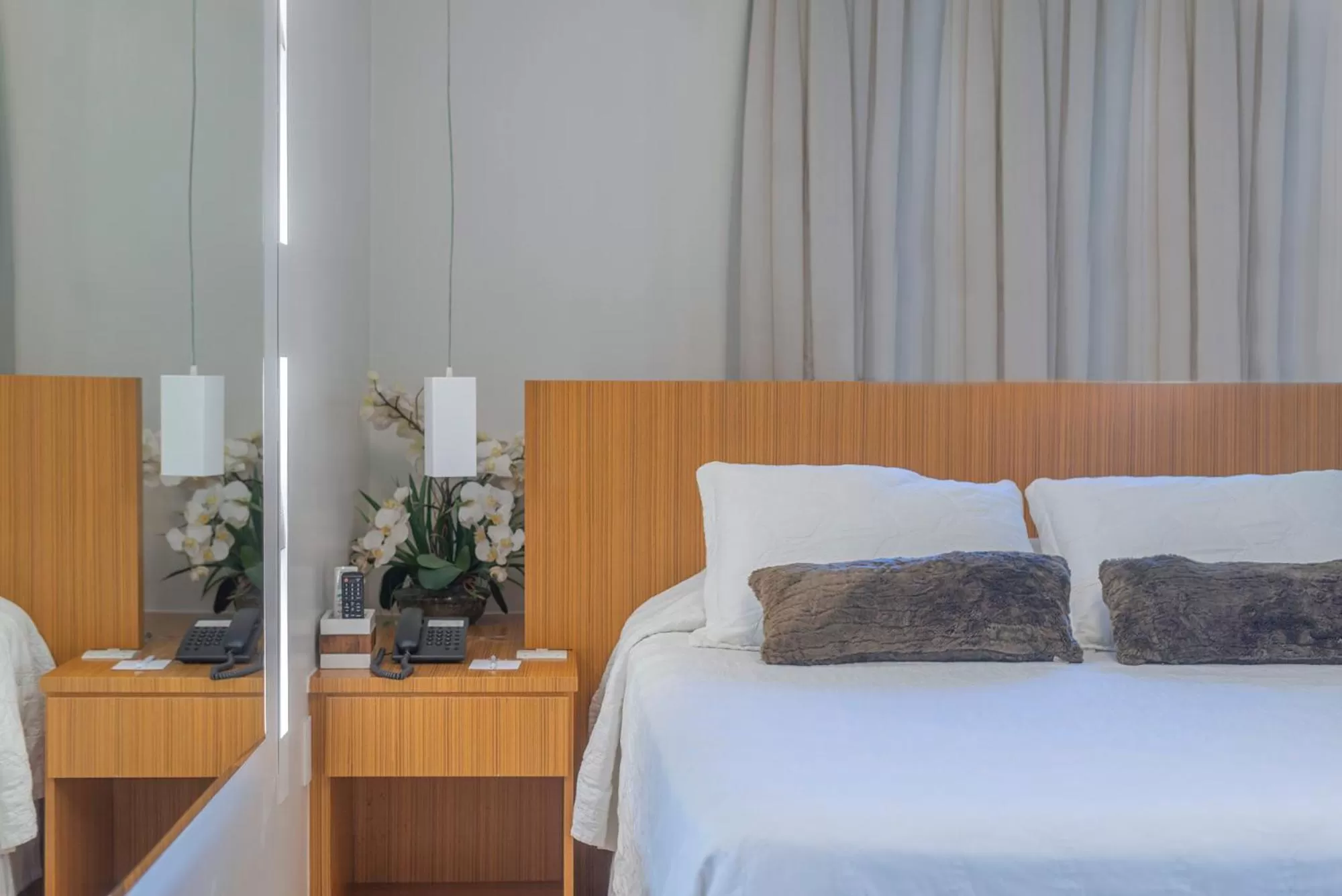 Bed in Hotel Glória