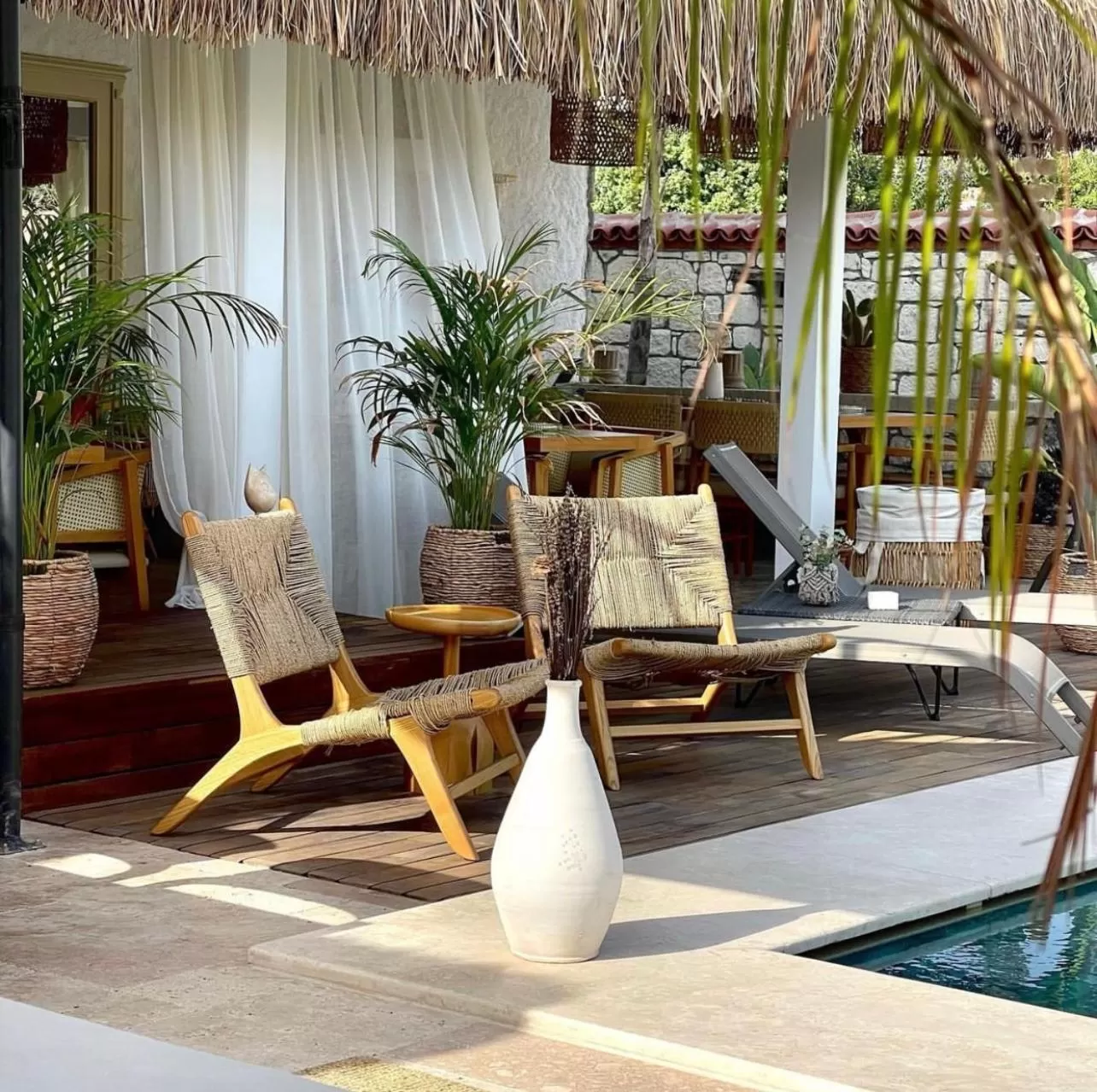 Garden view in Voger Alaçatı Silence