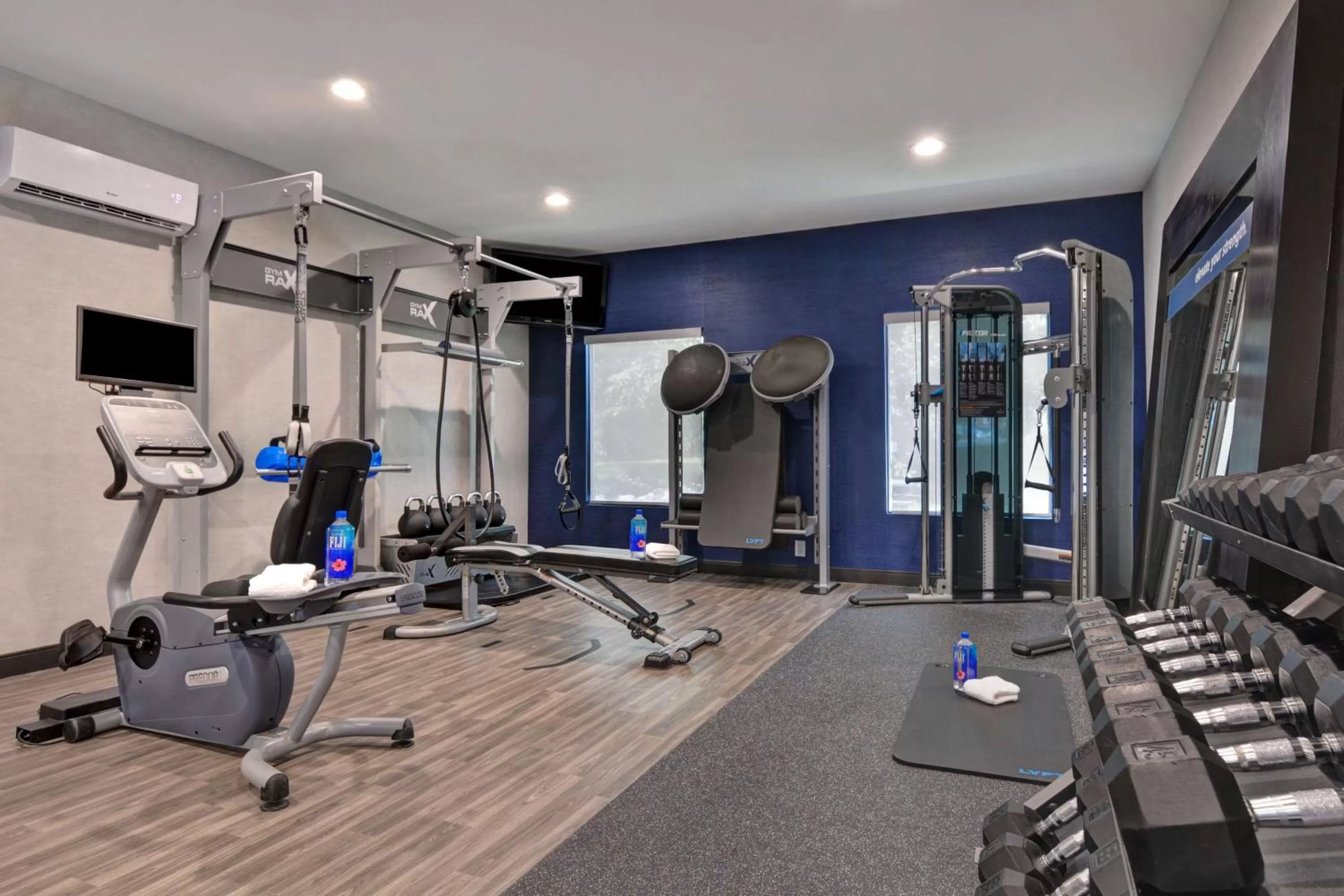 Fitness centre/facilities in Hampton Inn Anderson