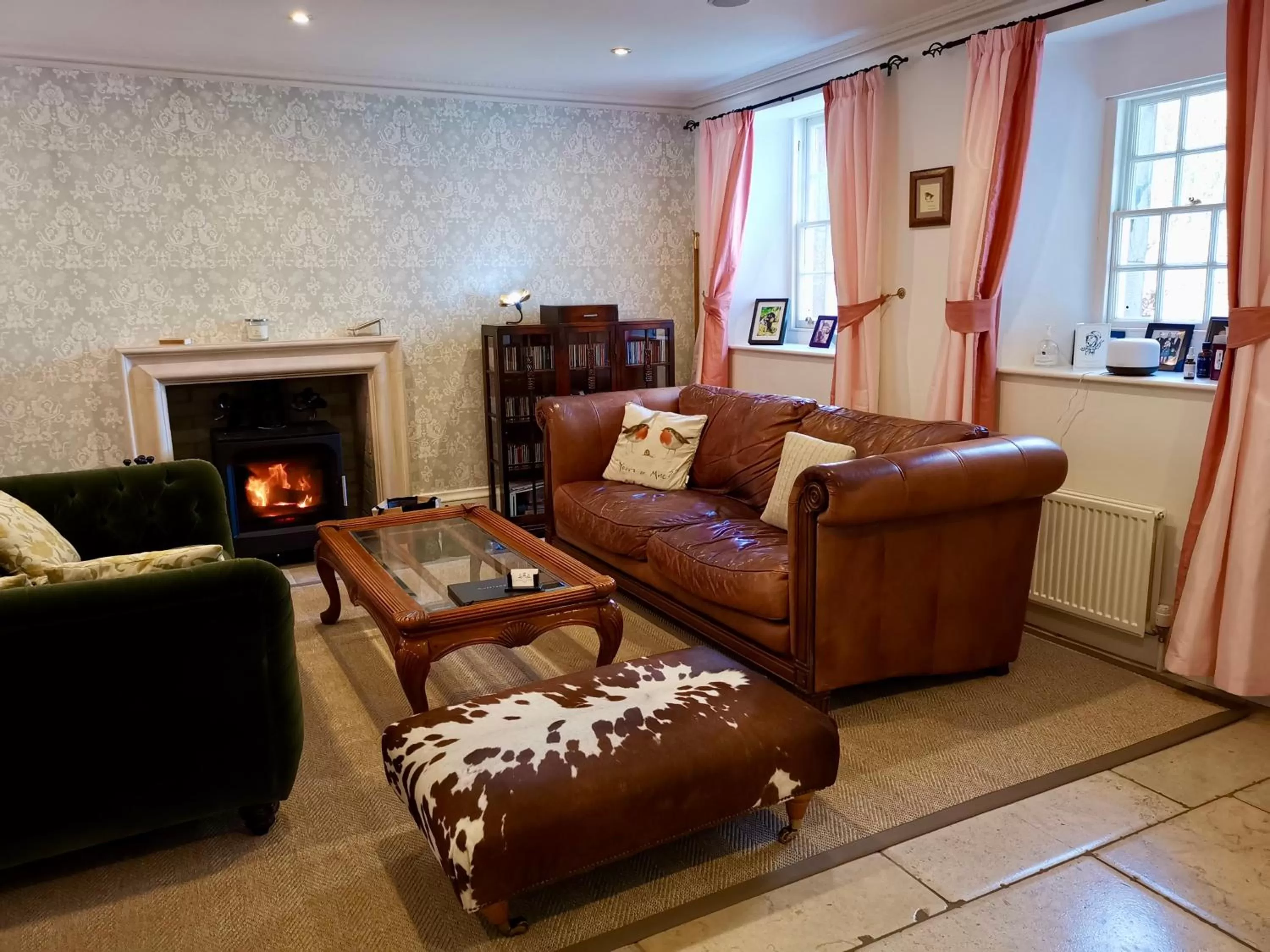 Living room in Bowden House B&B