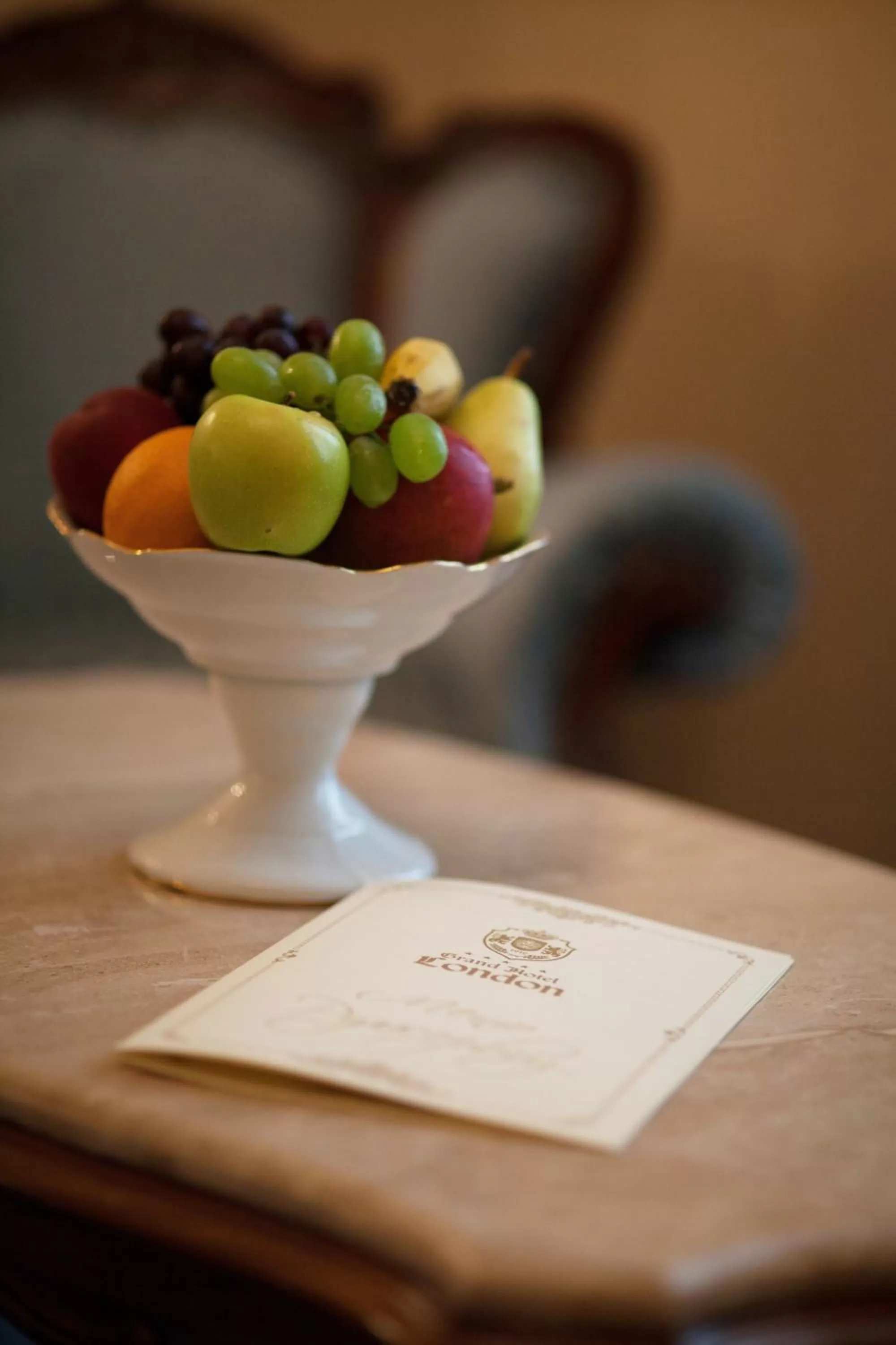 Food and drinks in Grand Hotel London