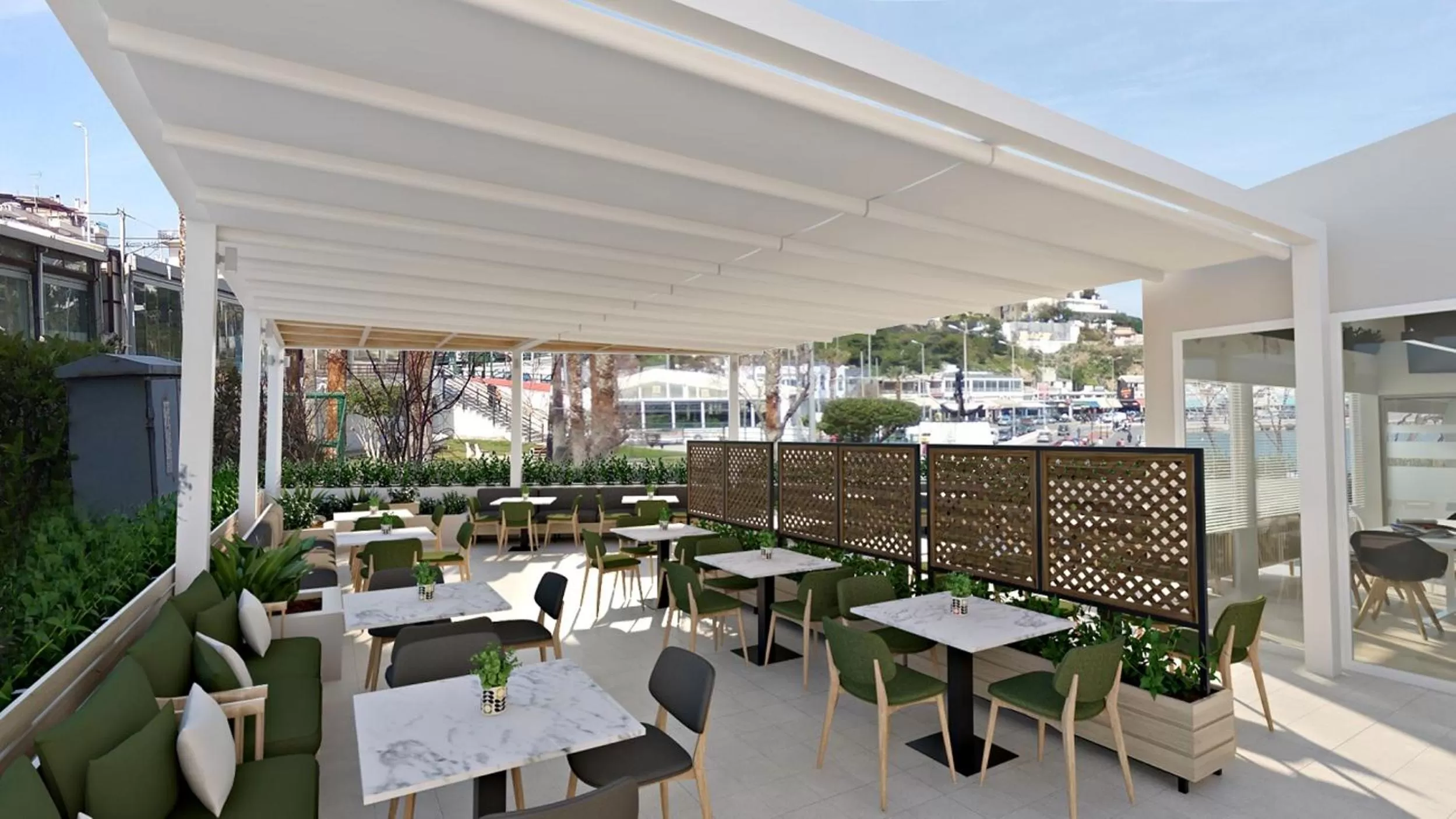 Dining area in Hotel Avra by Smile hotels - Free Airport Shuttle