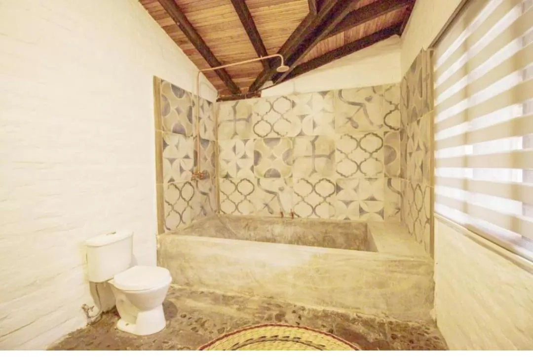 Bathroom in Rústic Hotel Quinta La Aurora