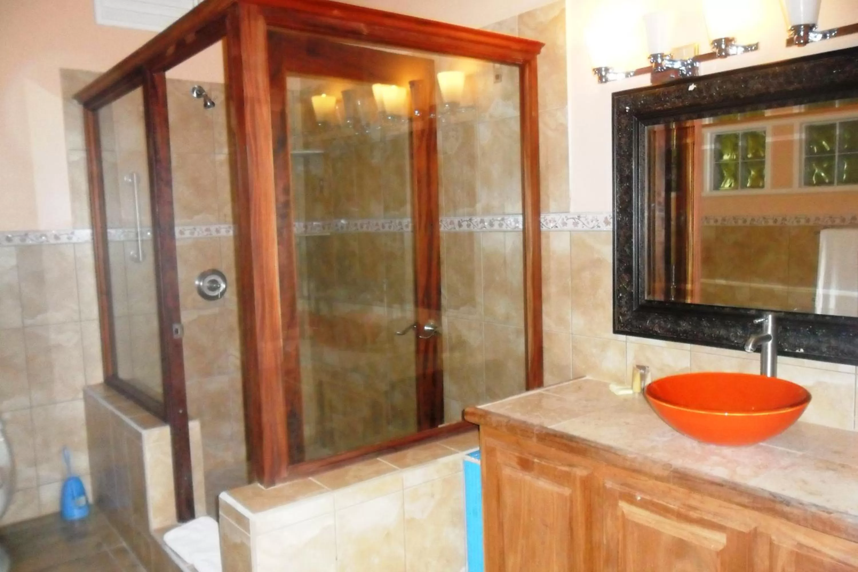 Shower in La Haut Resort